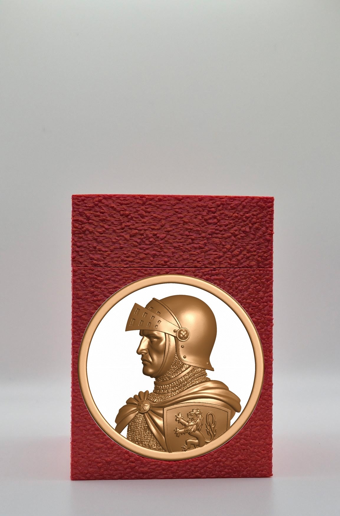 Knight Card Box — Red