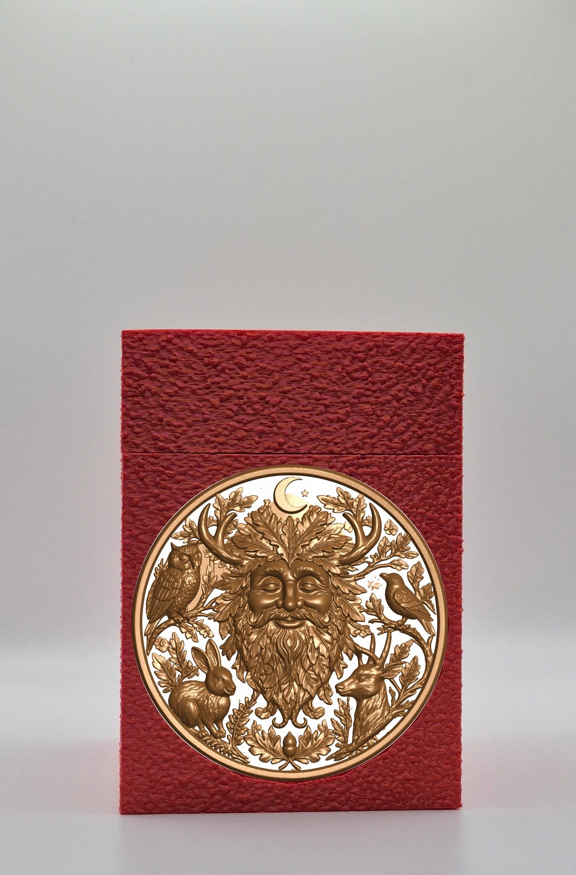 Tree Spirit Card Box — Red