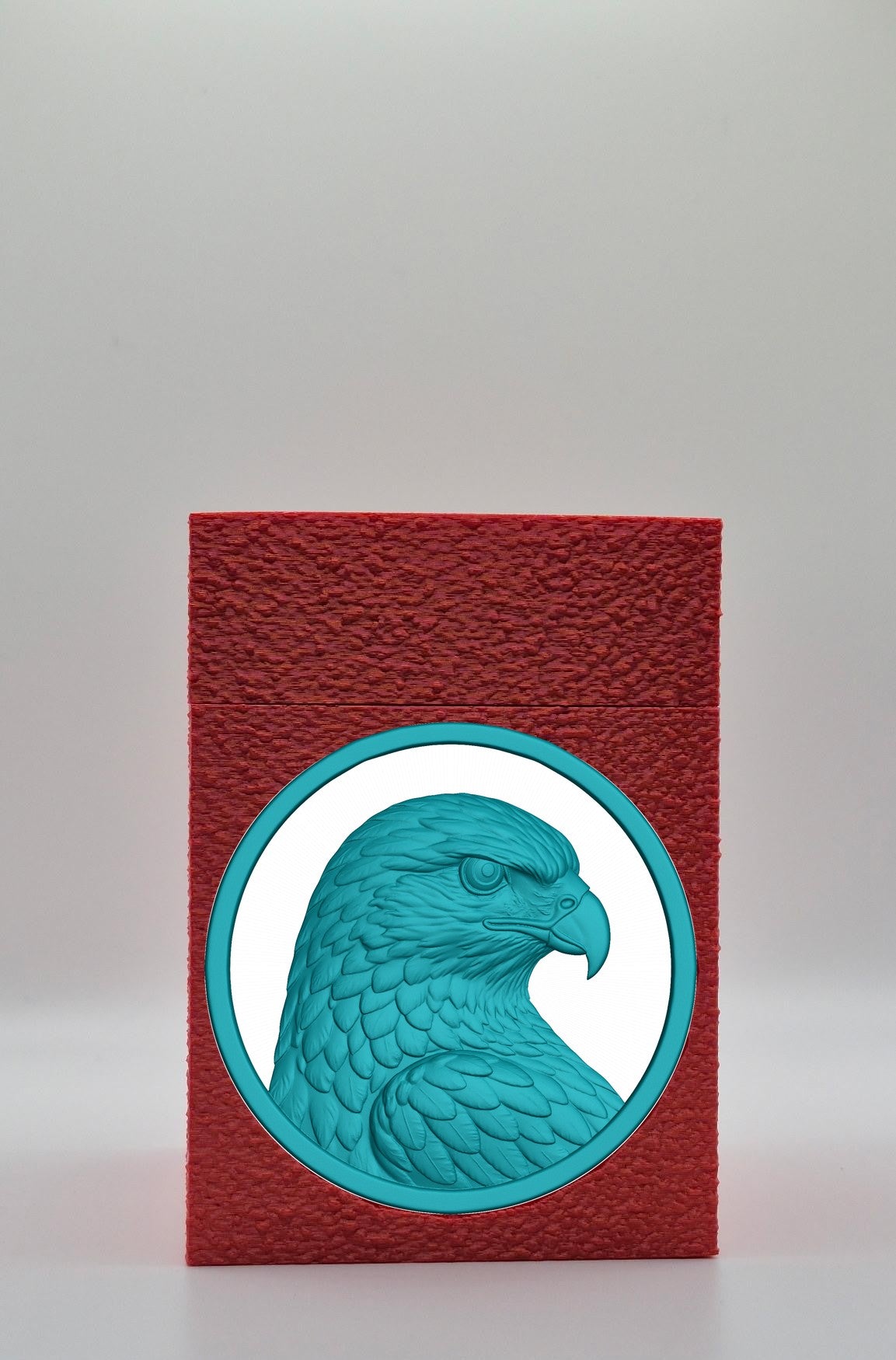 Eagle Card Box — Red