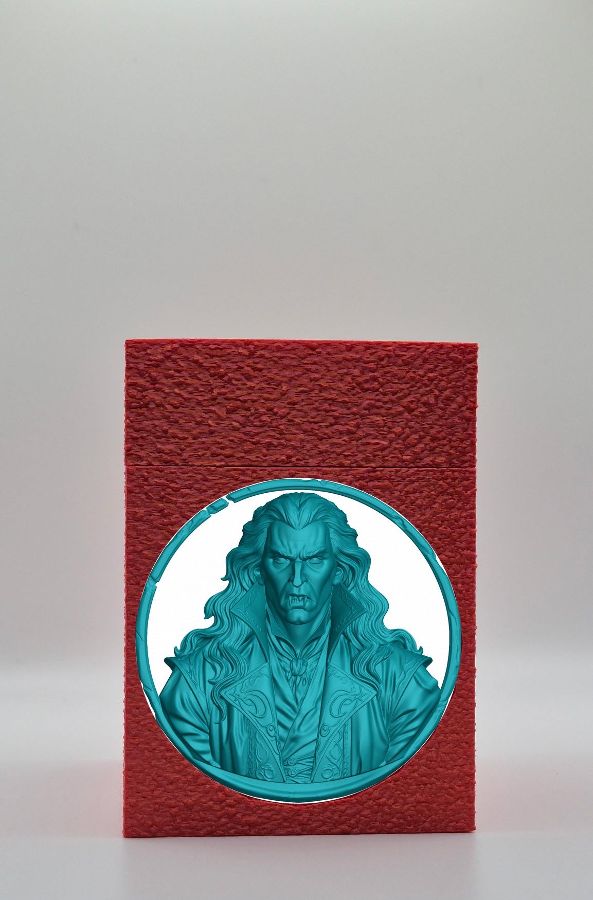 Gothic Vampire Card Box — Red