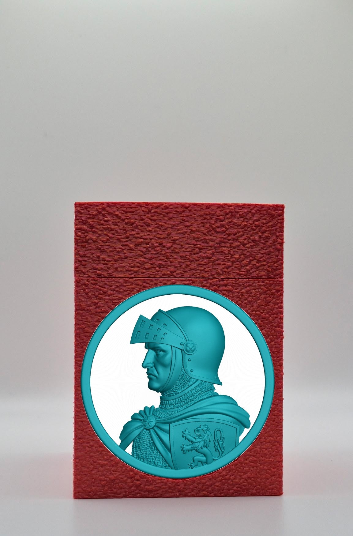 Knight Card Box — Red