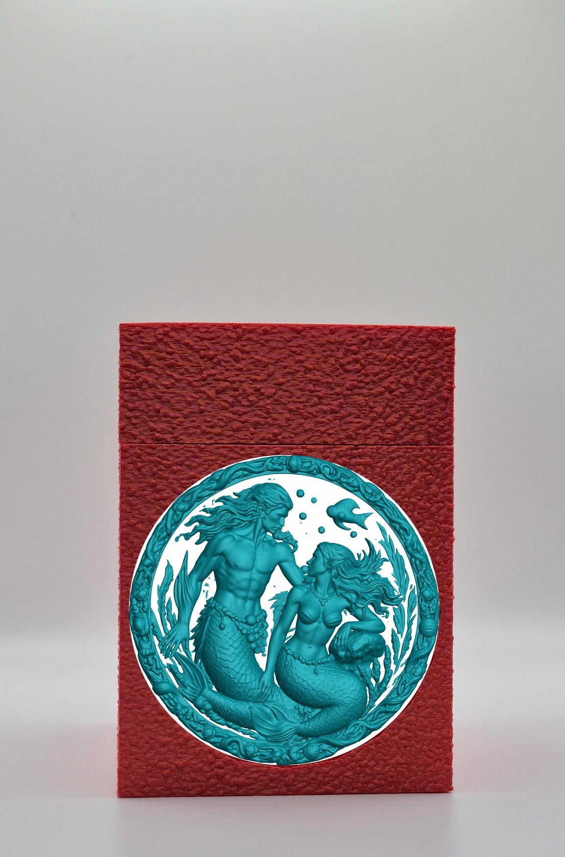 Merfolk Card Box — Red
