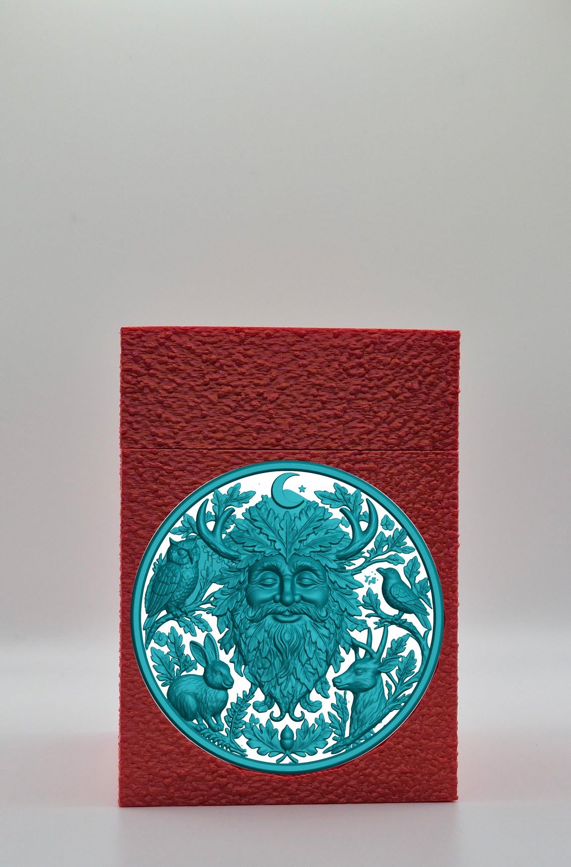 Tree Spirit Card Box — Red