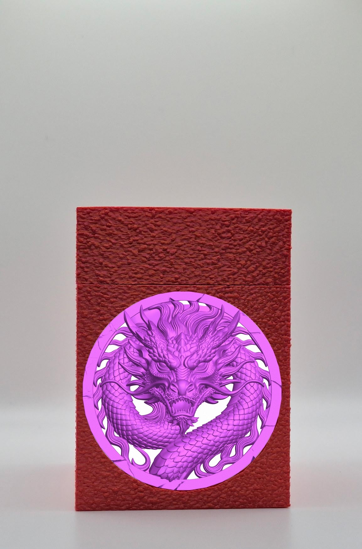 Dragon Card Box — Red