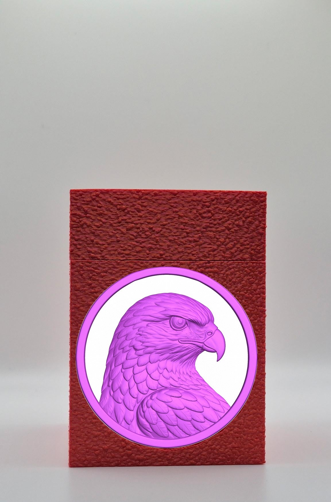 Eagle Card Box — Red