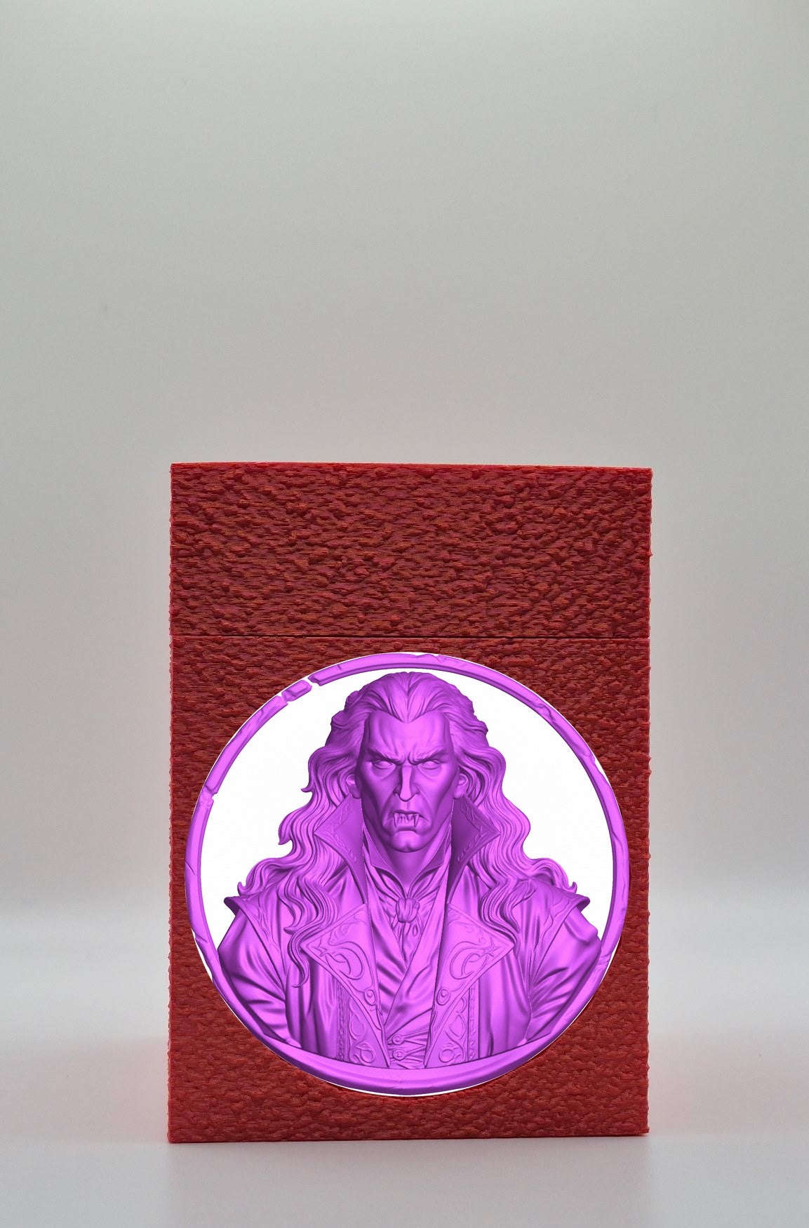 Gothic Vampire Card Box — Red