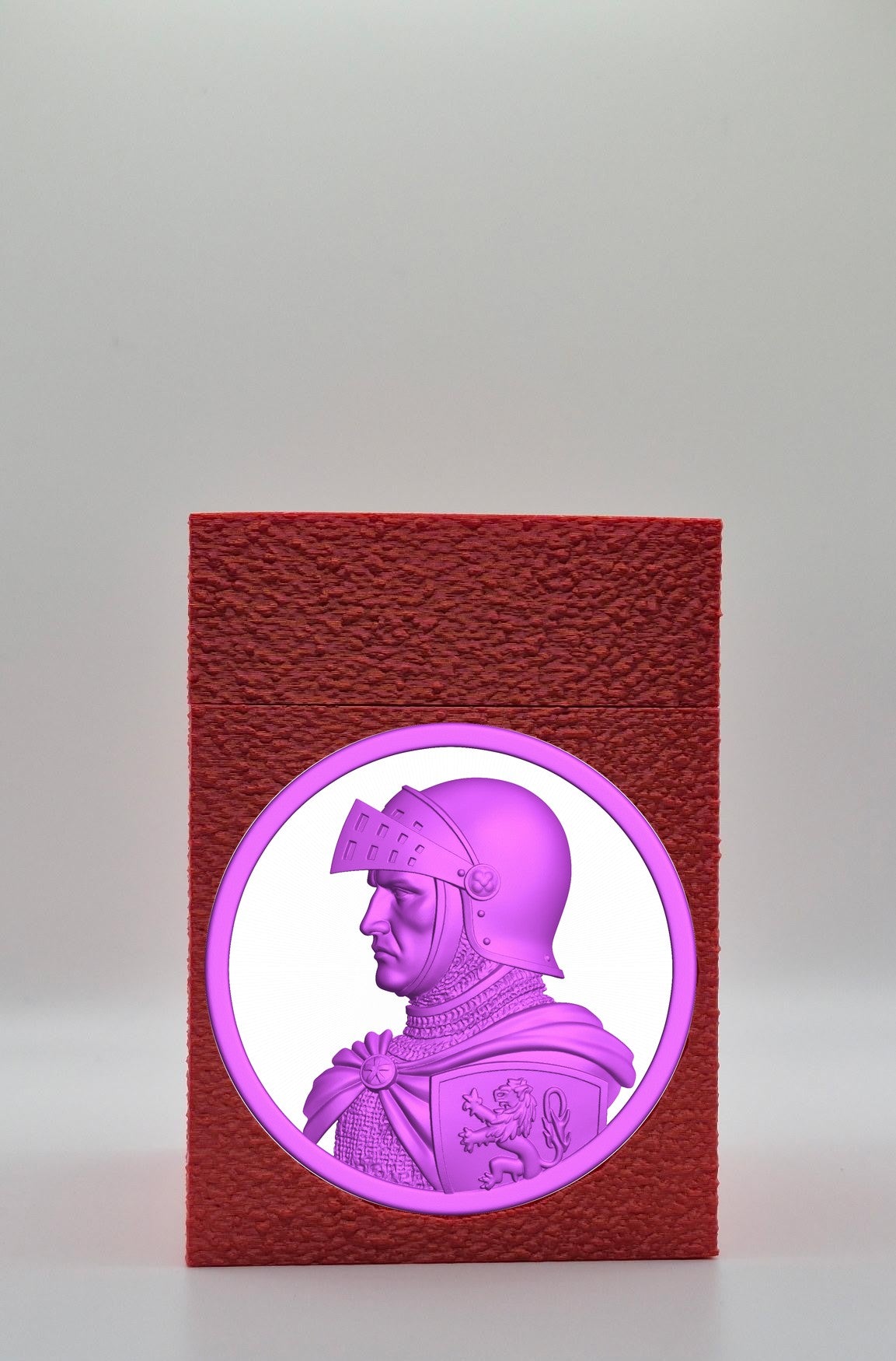 Knight Card Box — Red