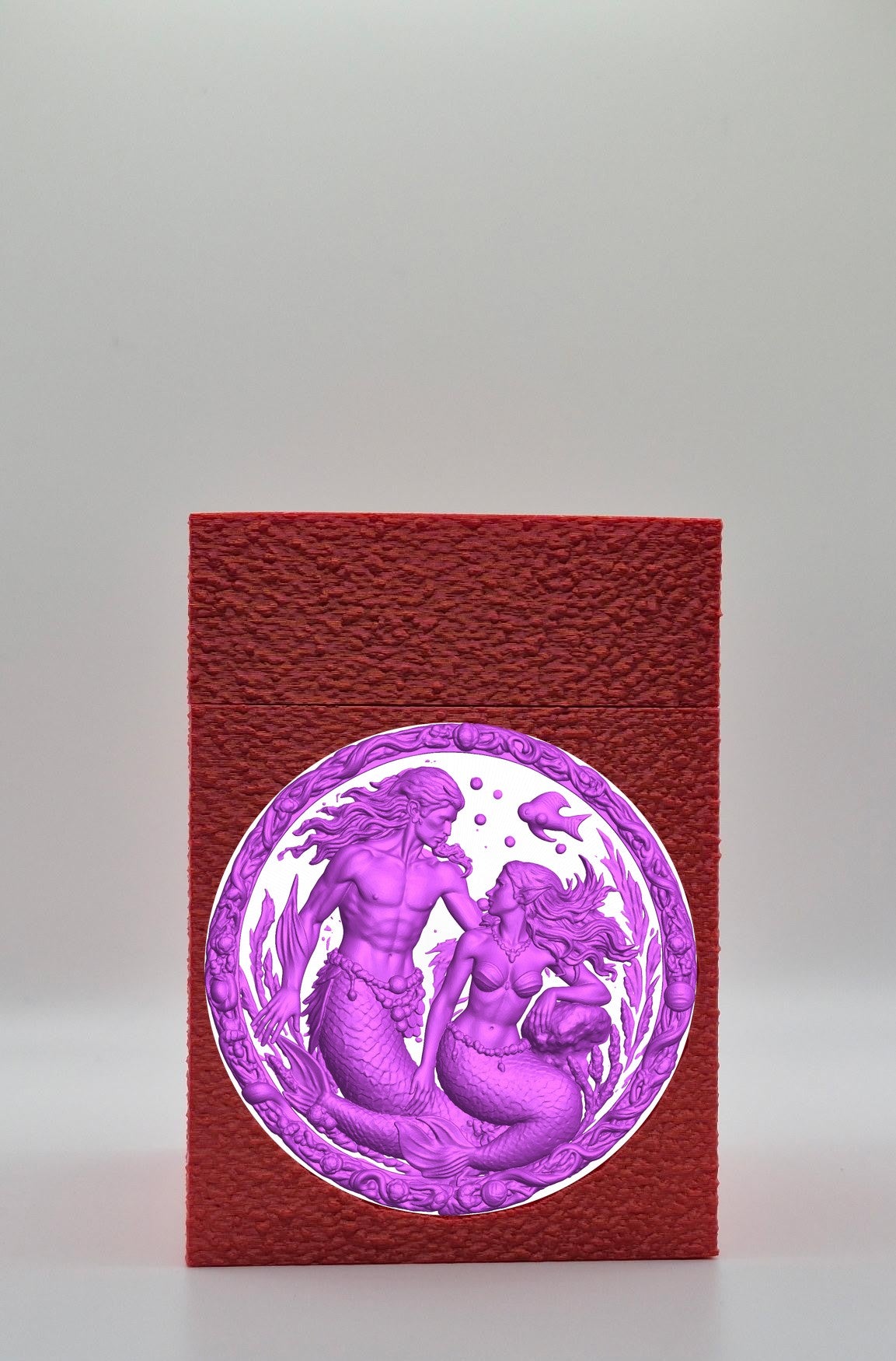Merfolk Card Box — Red