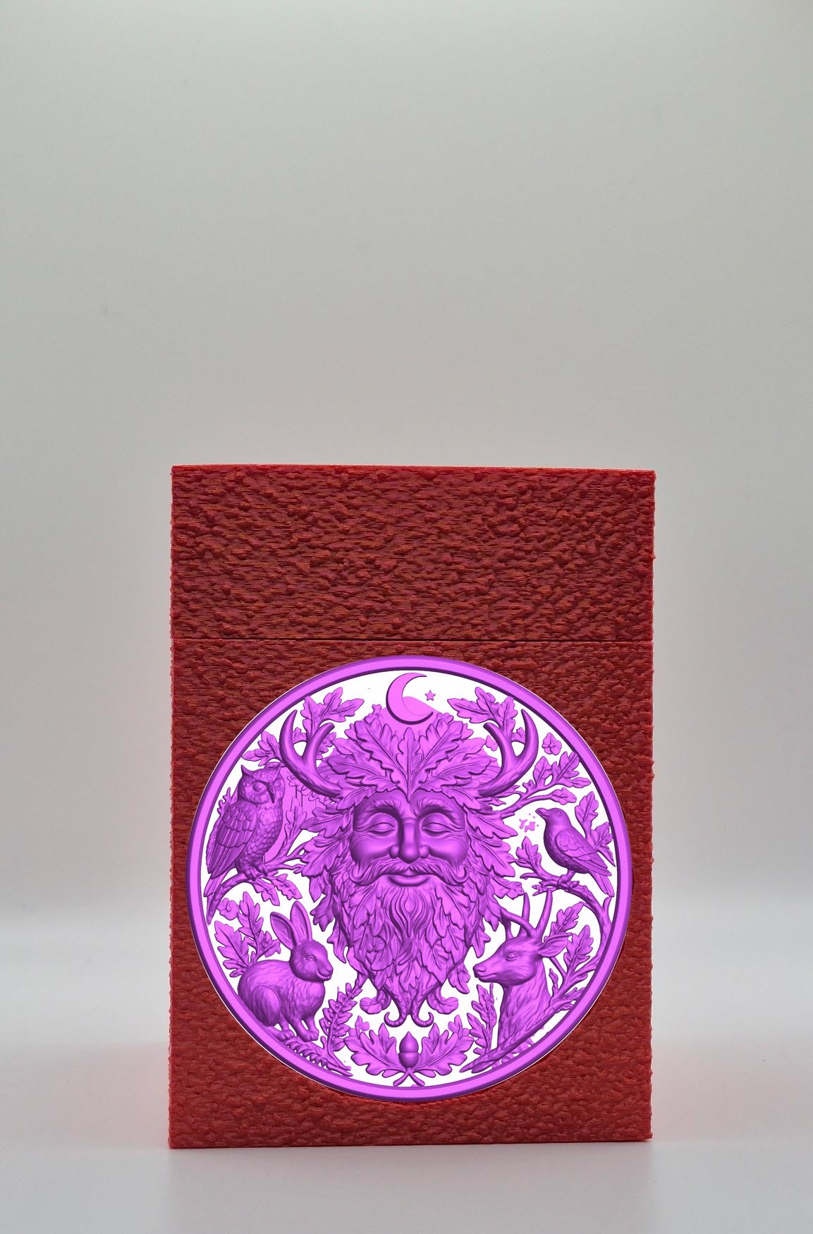 Tree Spirit Card Box — Red