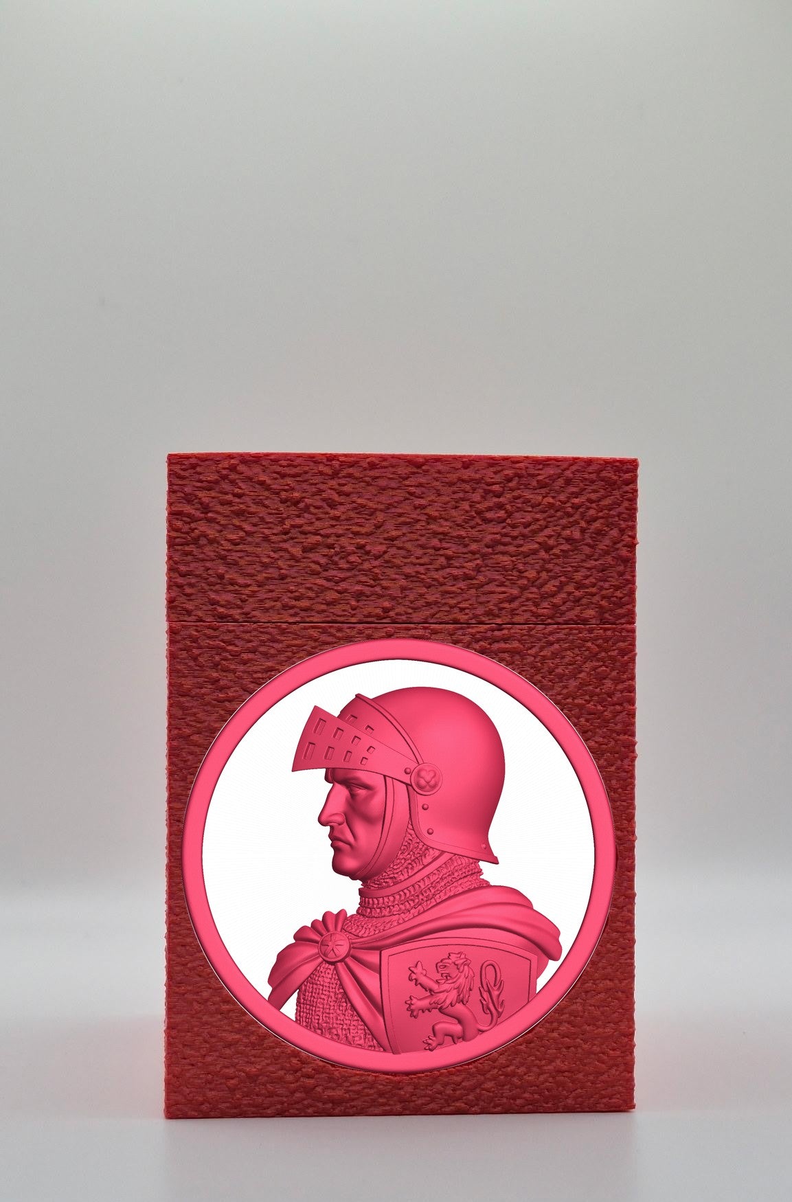 Knight Card Box — Red