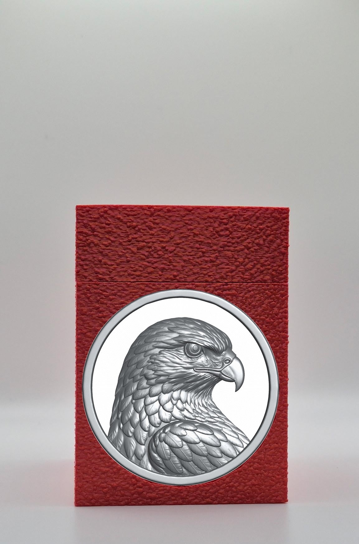 Eagle Card Box — Red