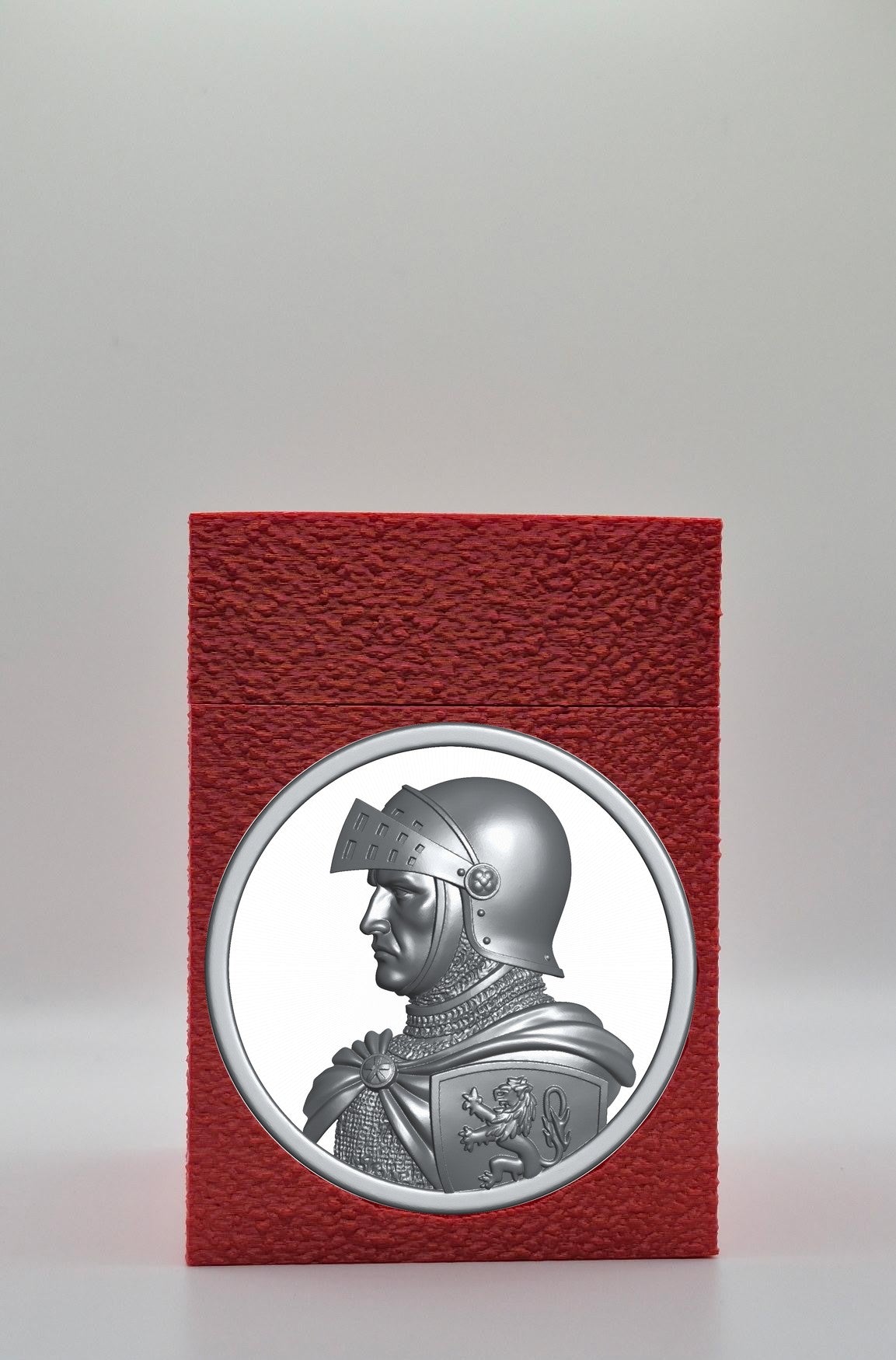 Knight Card Box — Red