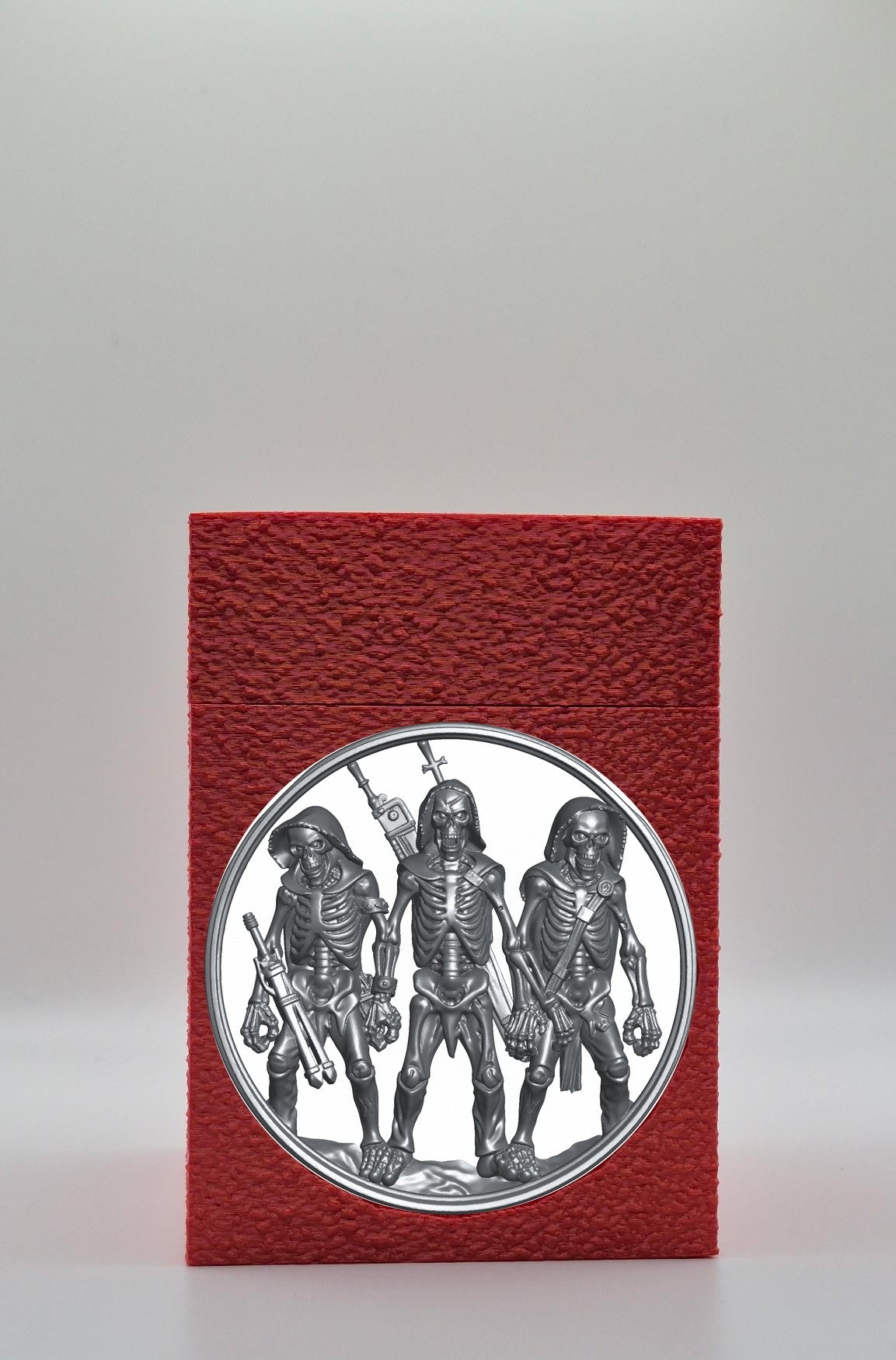 Skeleton Army Card Box — Red