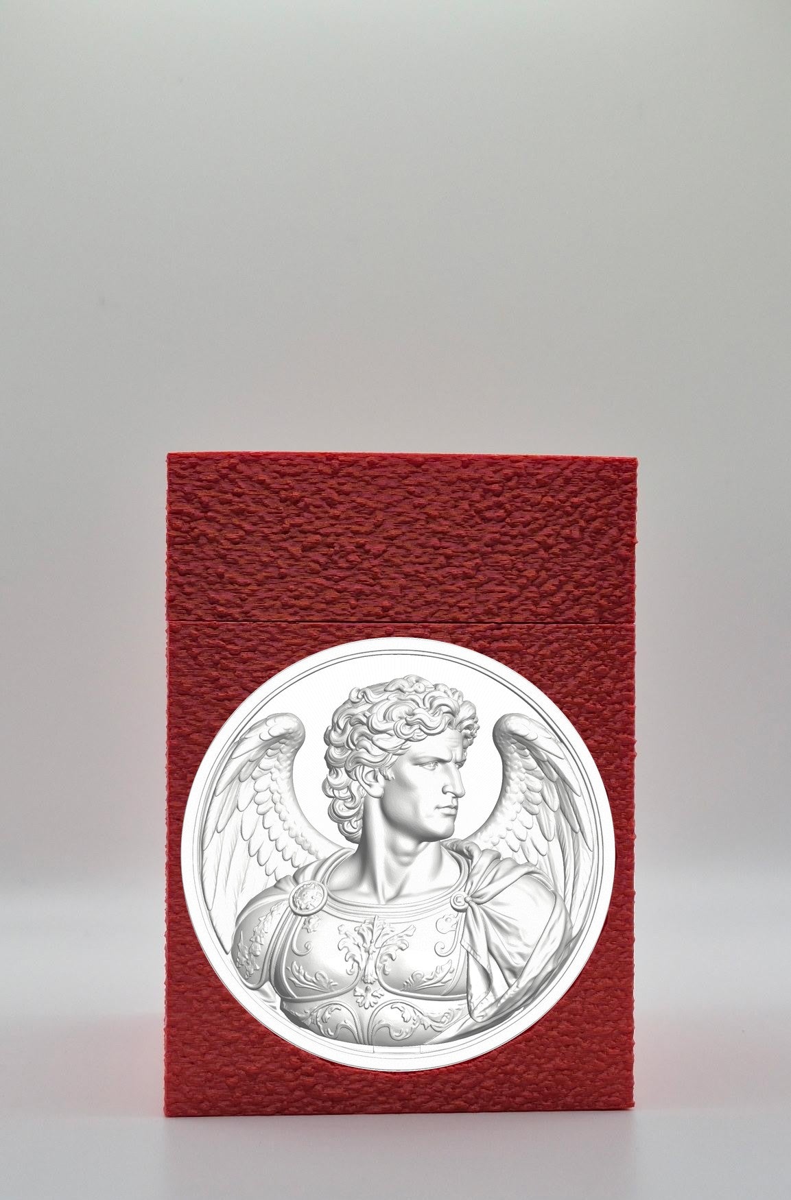Angel Card Box — Red