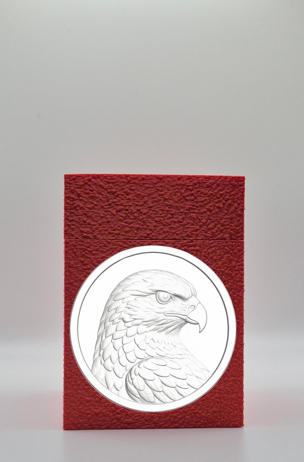 Eagle Card Box — Red