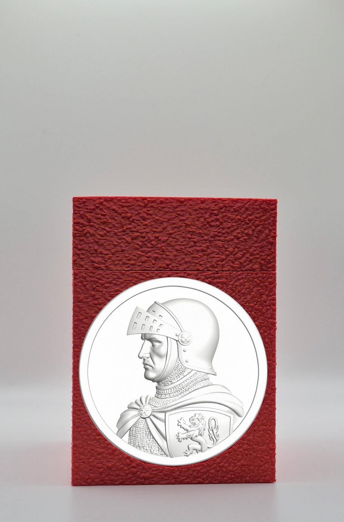 Knight Card Box — Red