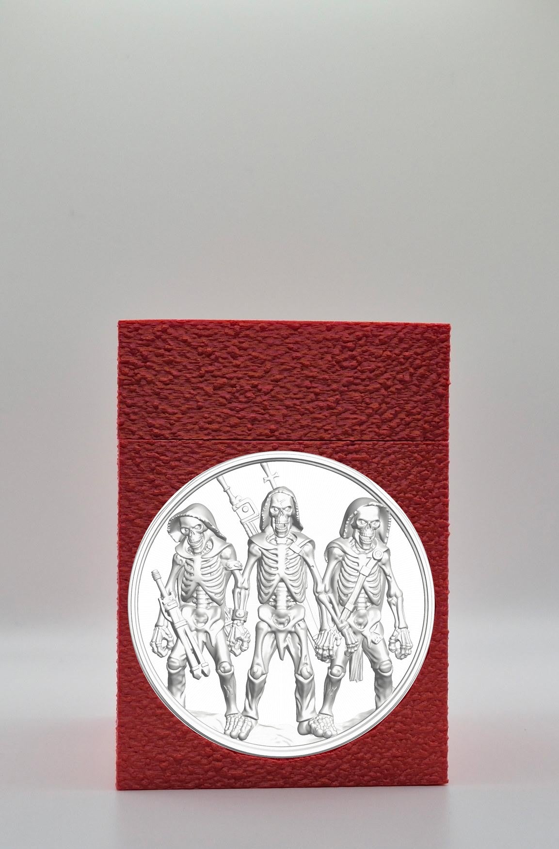 Skeleton Army Card Box — Red