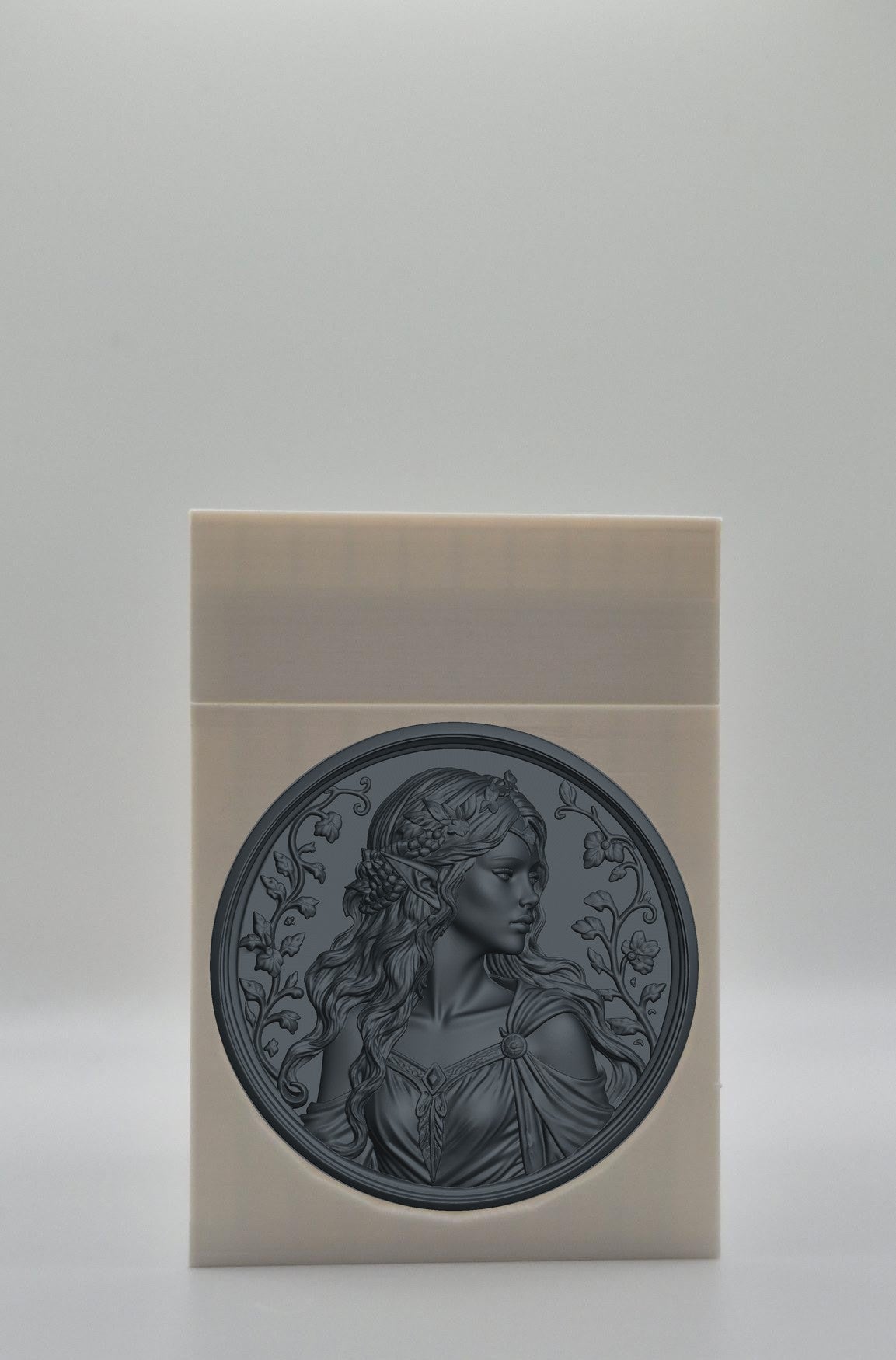 Elf Maiden Card Box — White