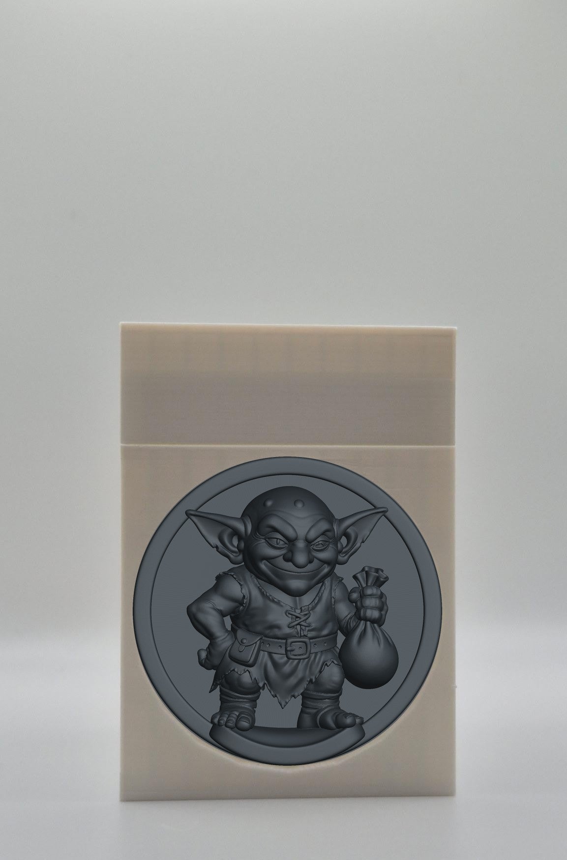 Greedy Goblin Card Box — White