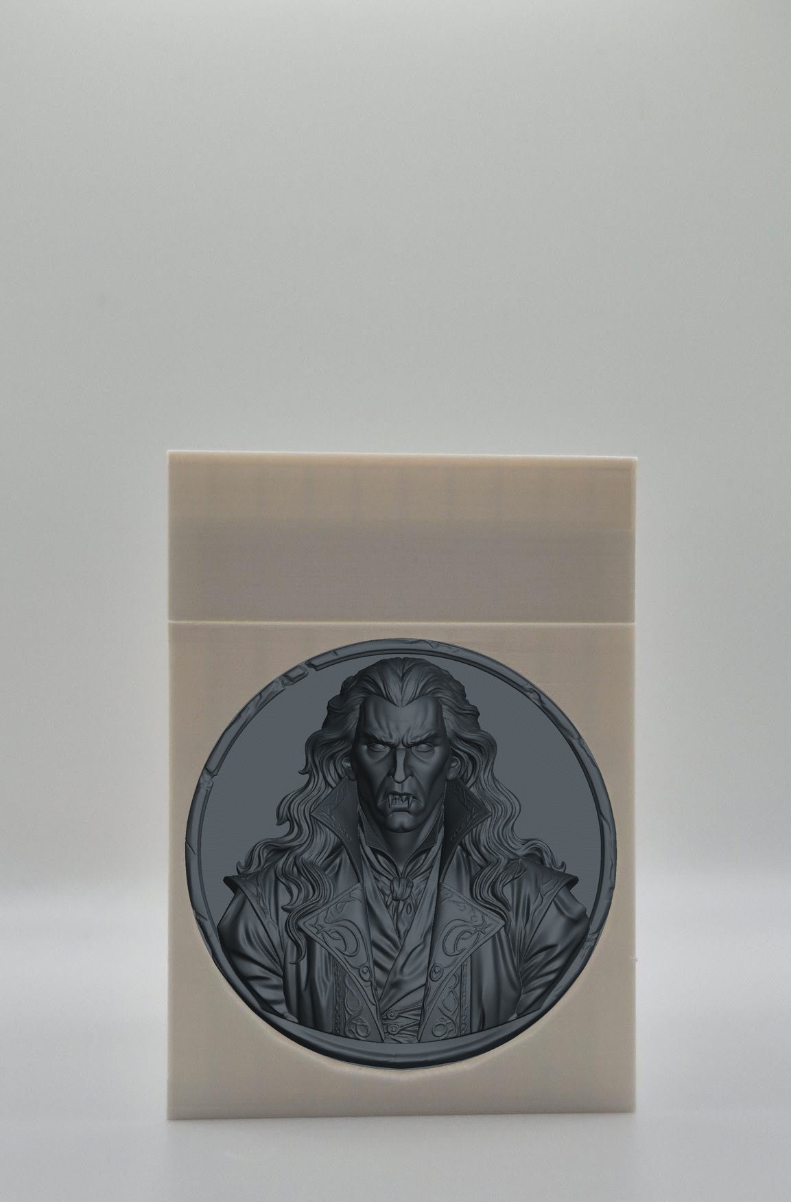Gothic Vampire Card Box — White