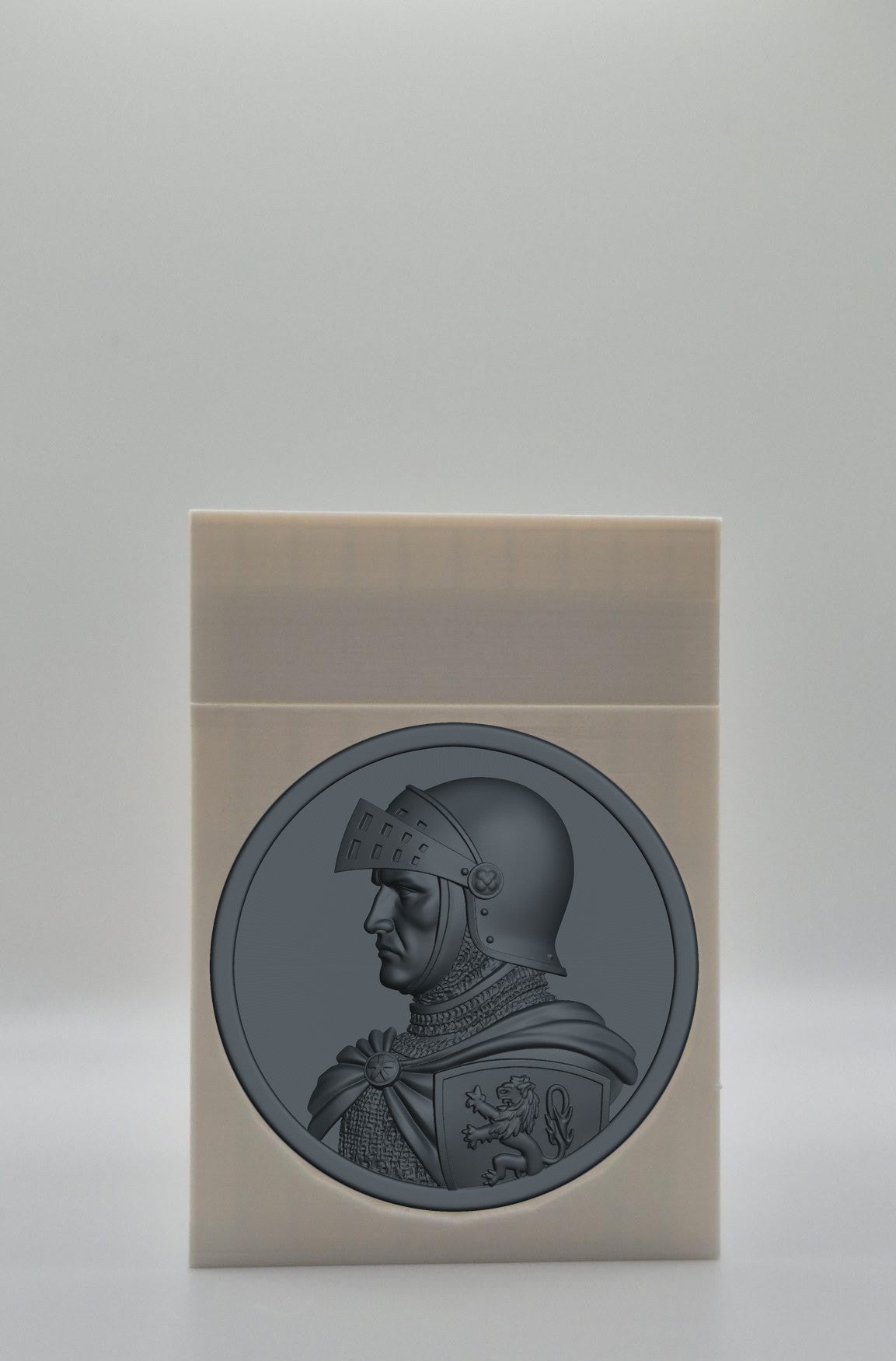 Knight Card Box — White