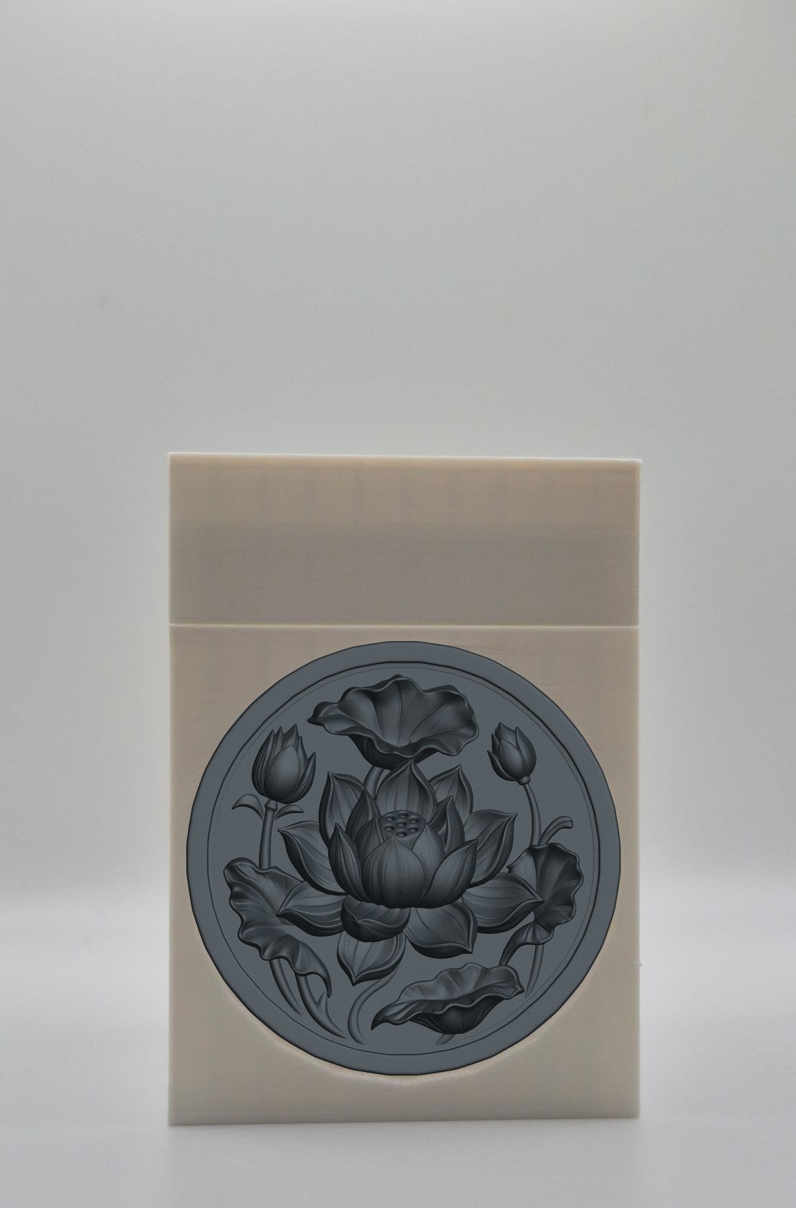 Lotus Card Box — White