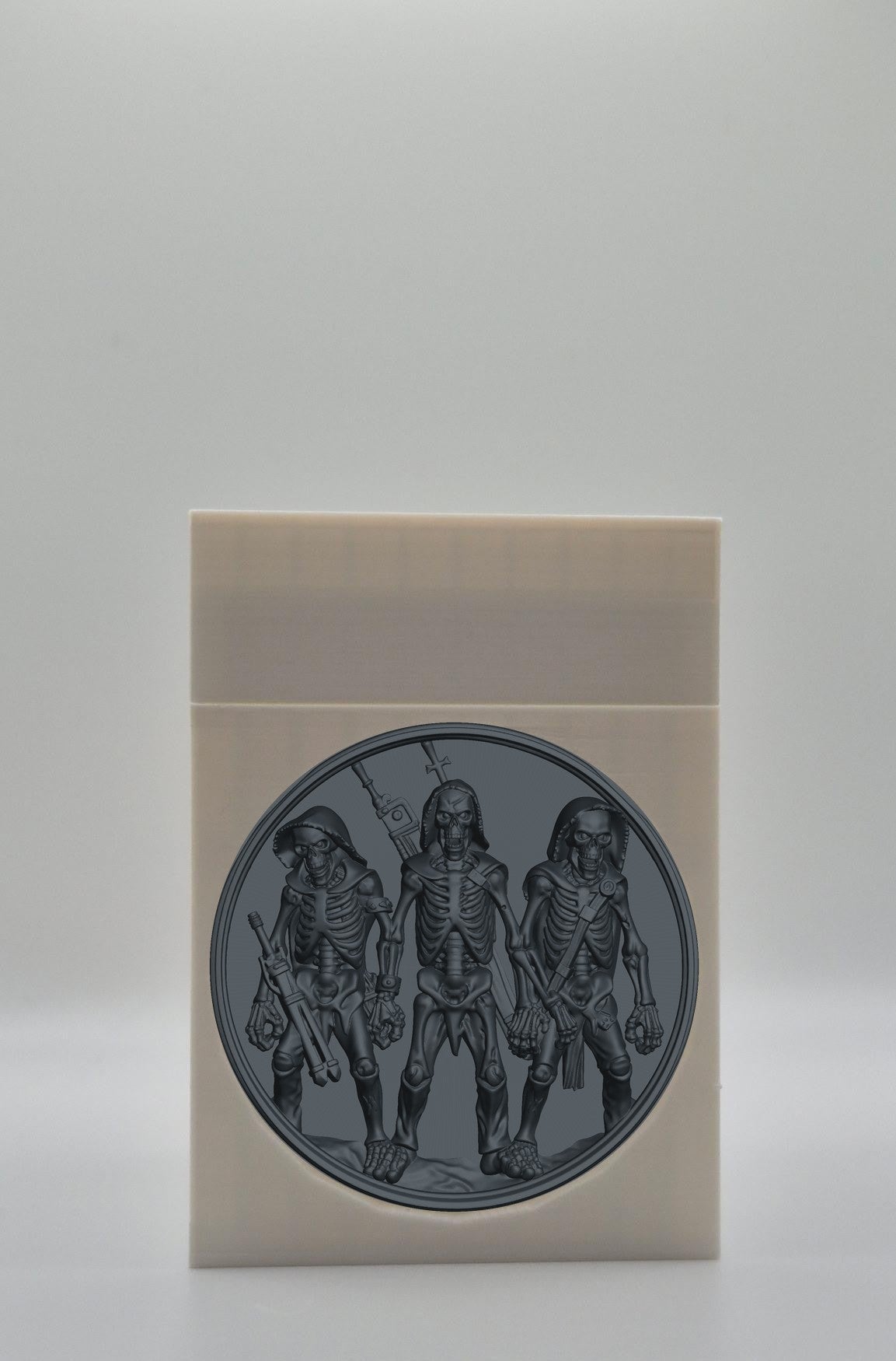 Skeleton Army Card Box — White