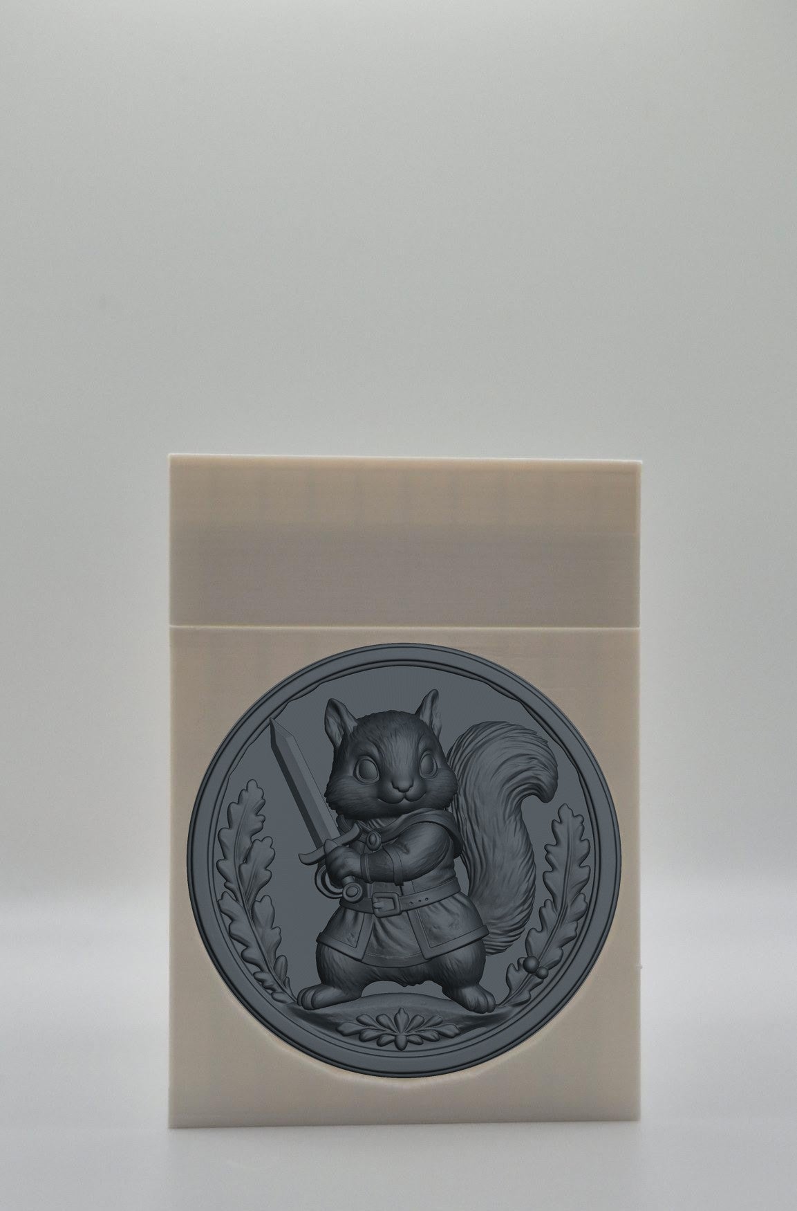 Squirrel Card Box — White