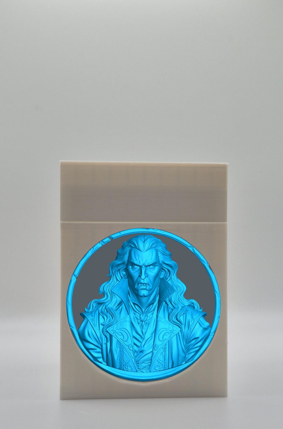 Gothic Vampire Card Box — White