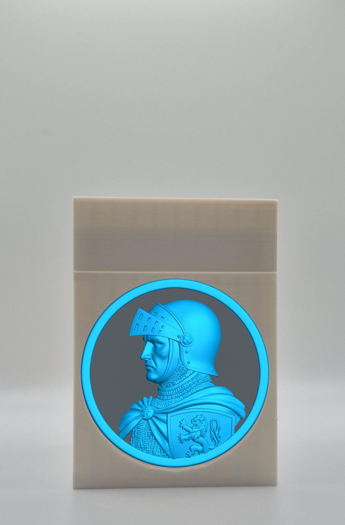 Knight Card Box — White