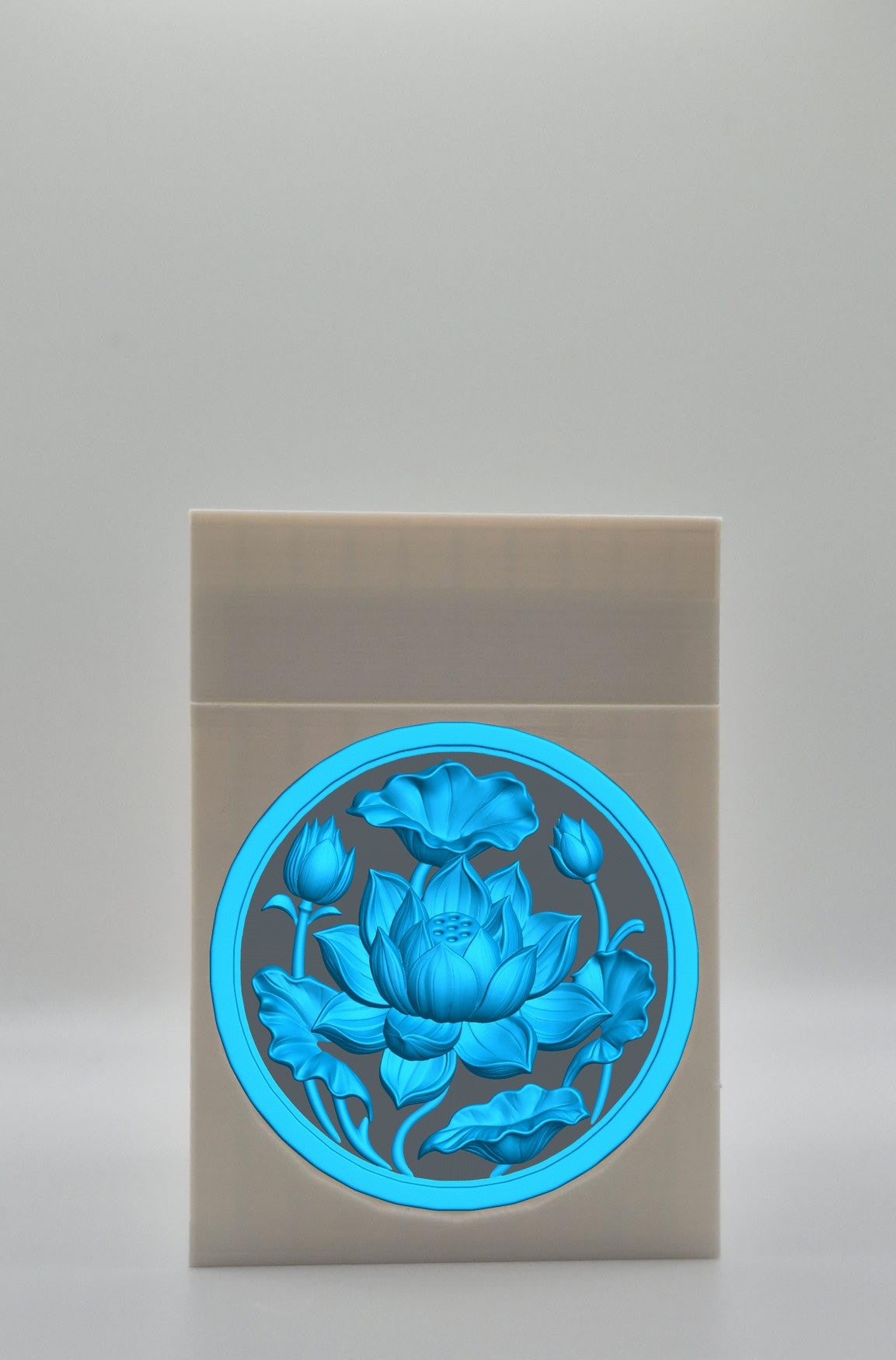 Lotus Card Box — White
