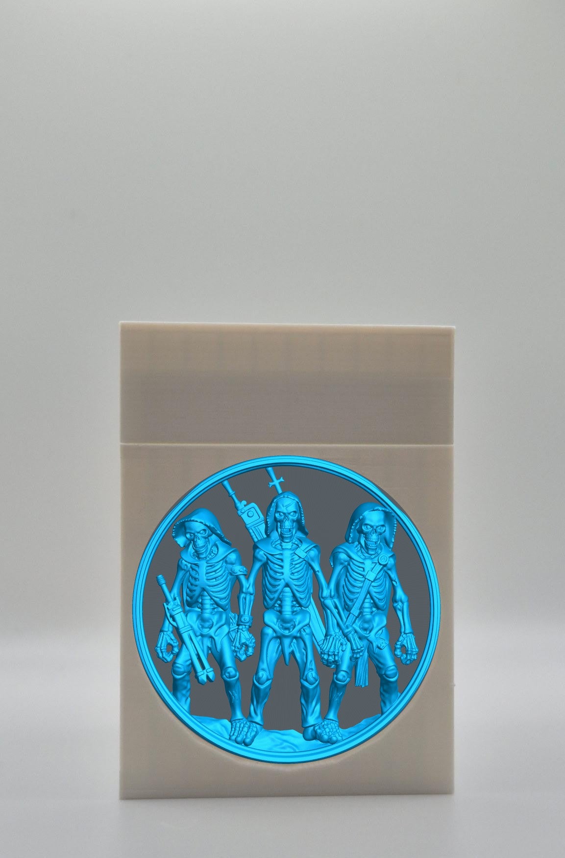 Skeleton Army Card Box — White