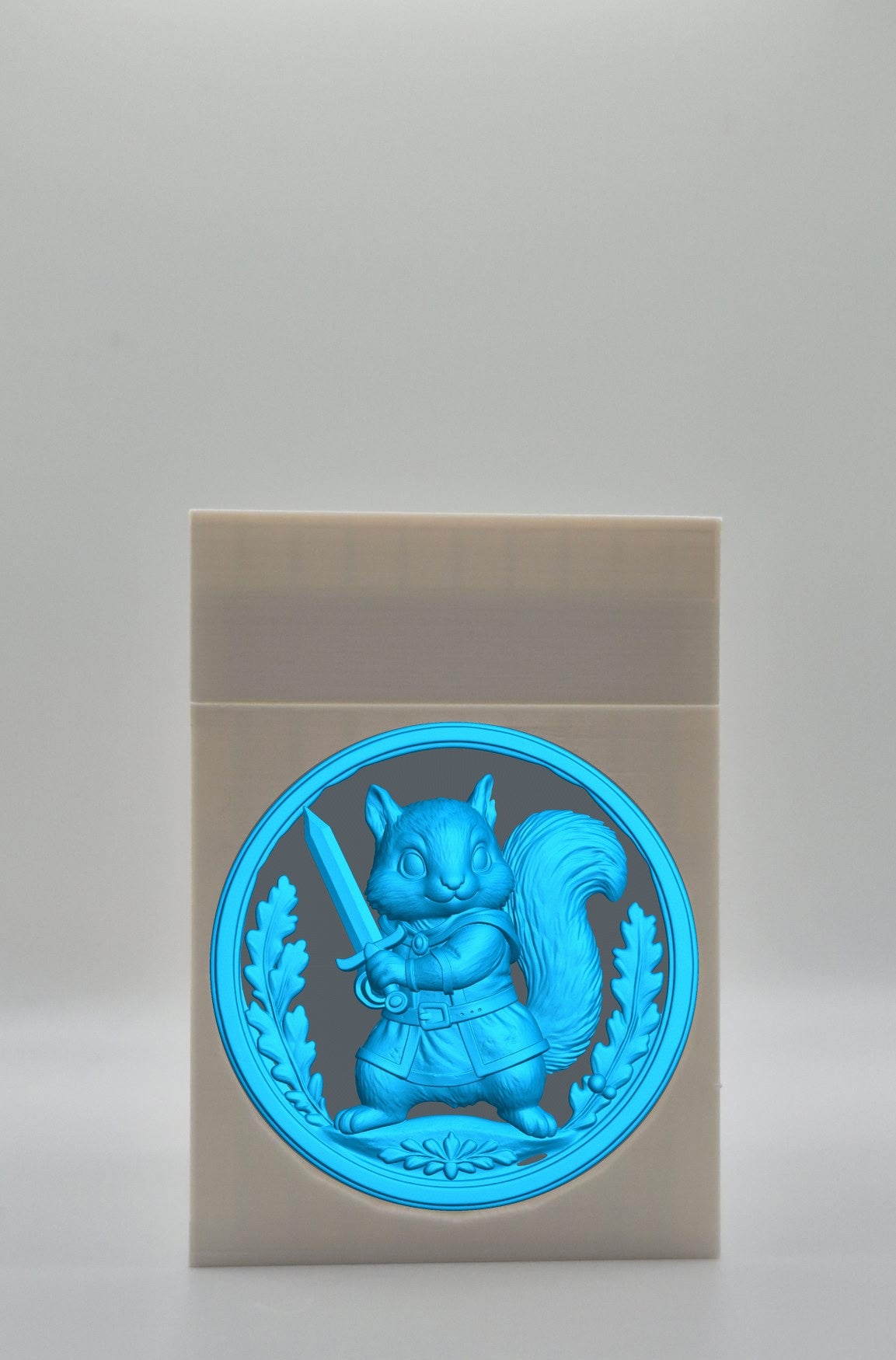 Squirrel Card Box — White