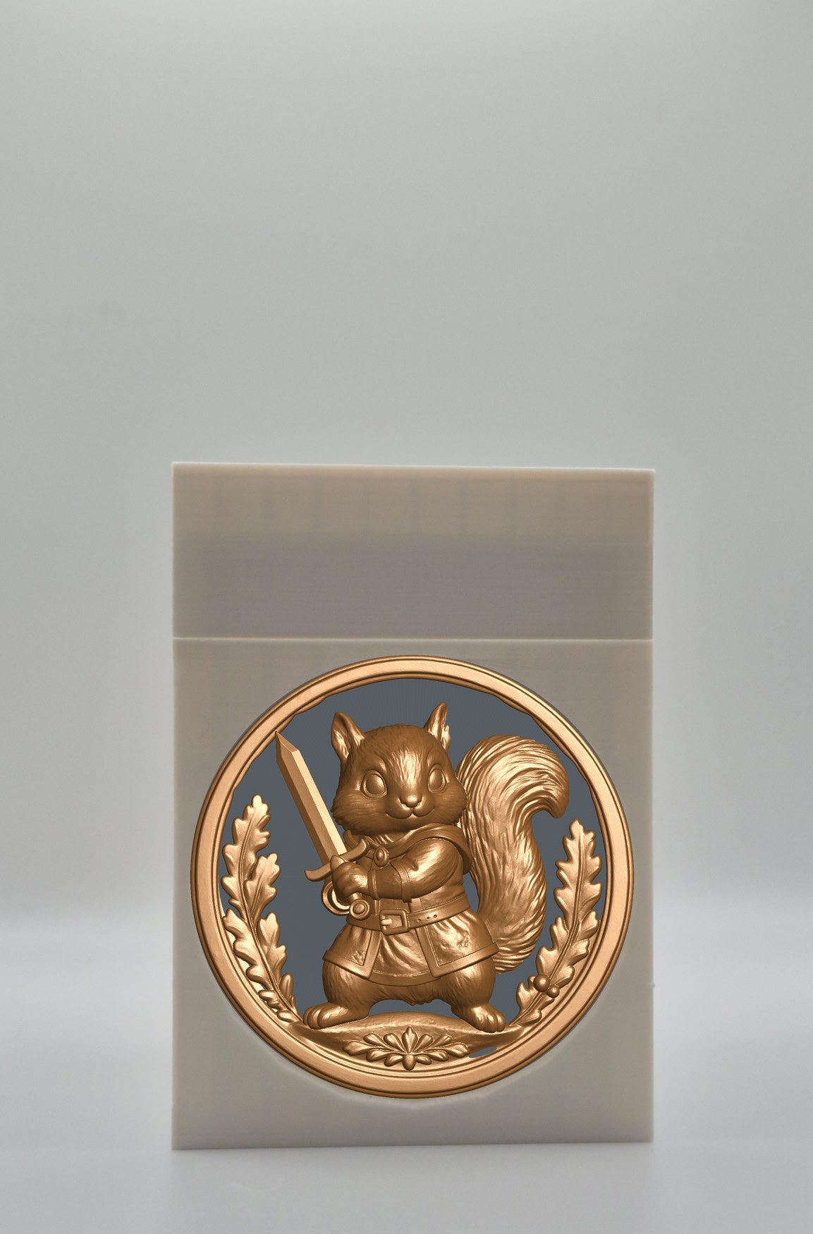 Squirrel Card Box — White