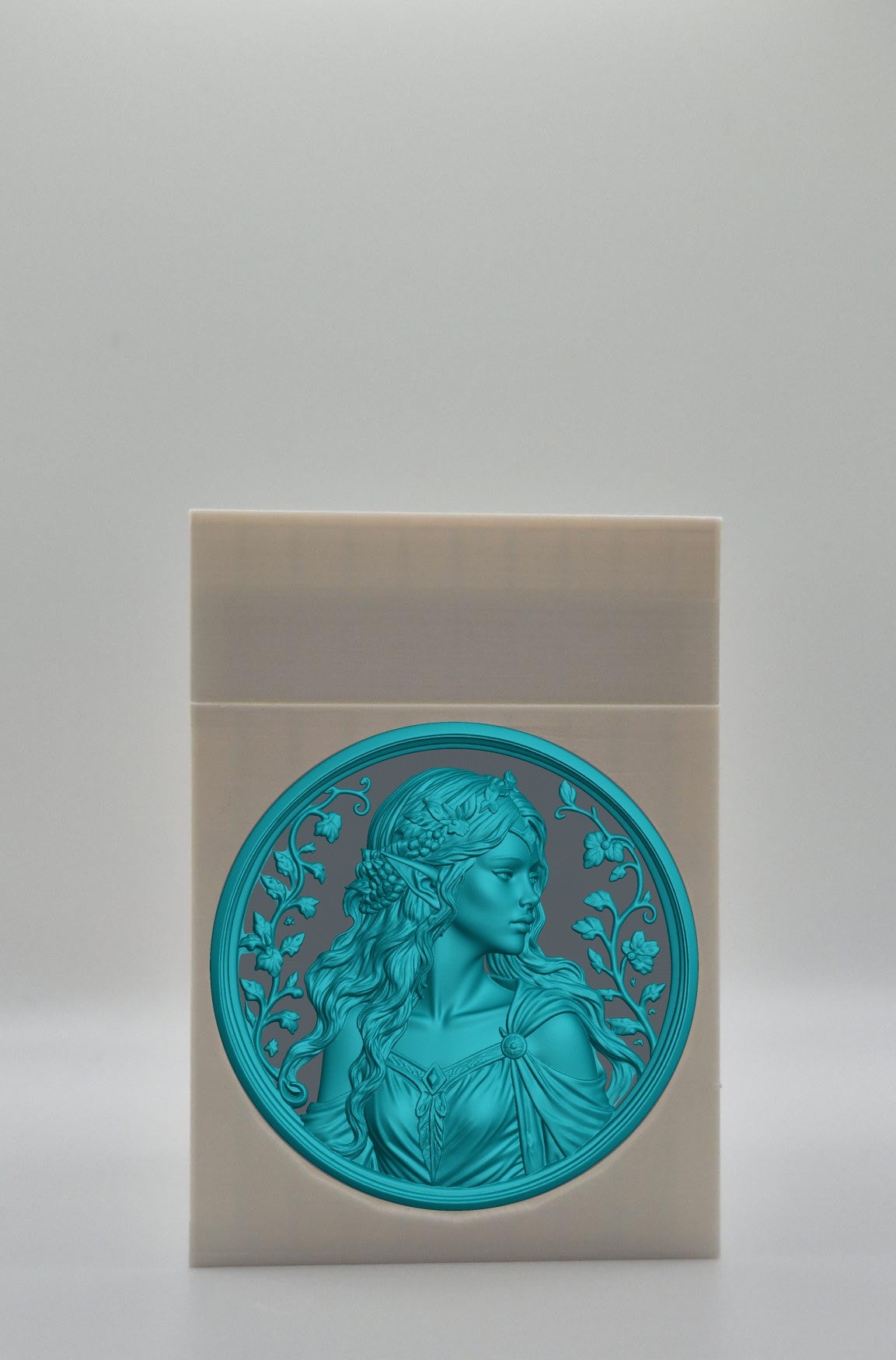 Elf Maiden Card Box — White