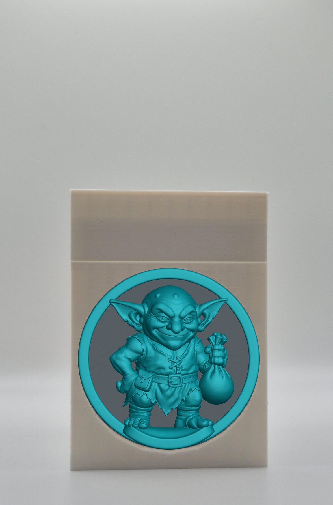 Greedy Goblin Card Box — White