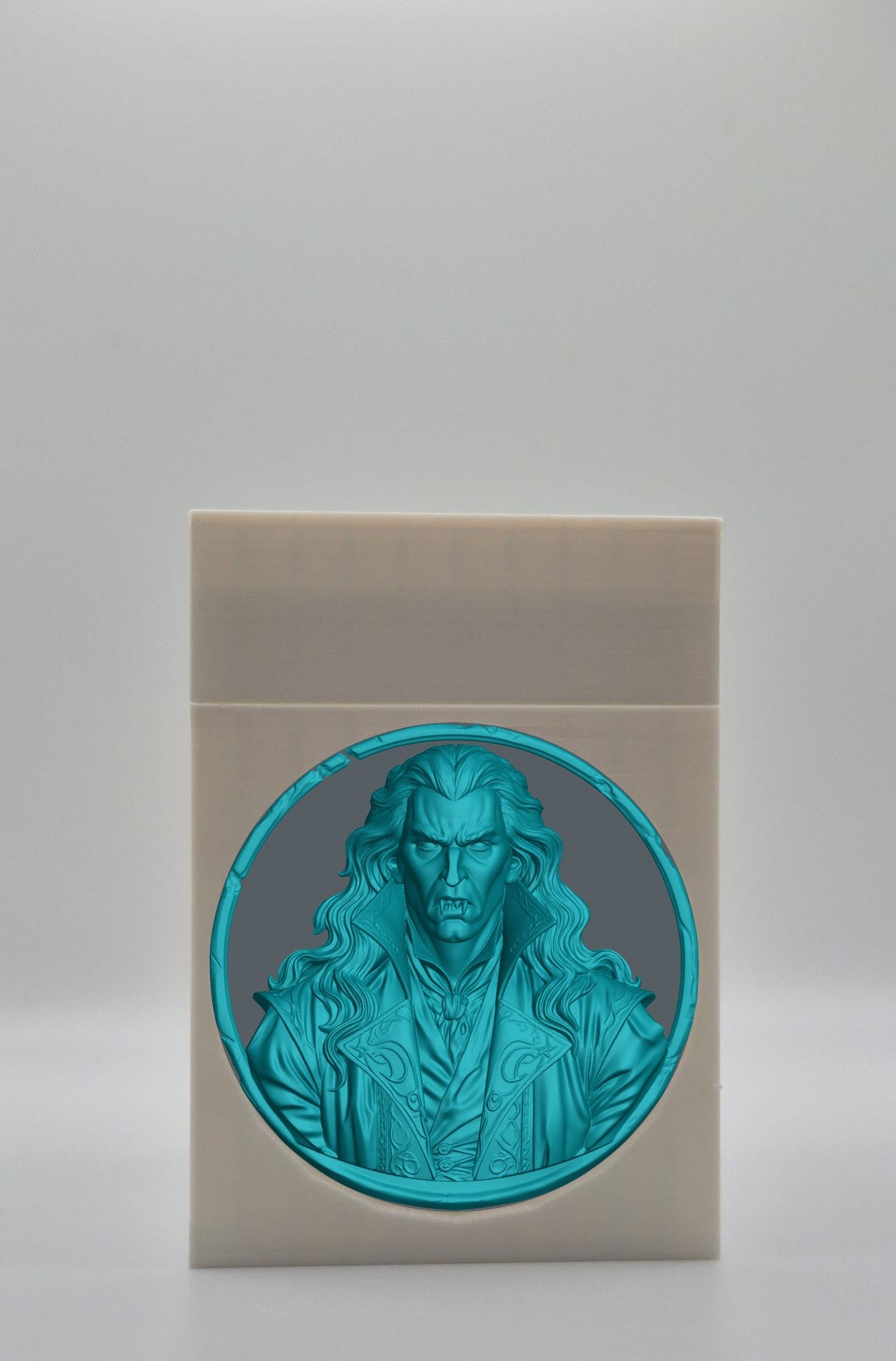 Gothic Vampire Card Box — White