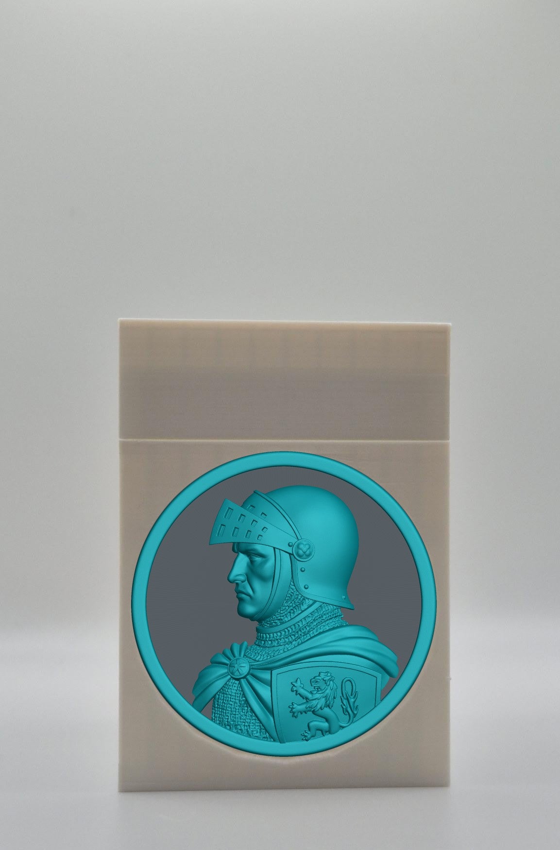 Knight Card Box — White