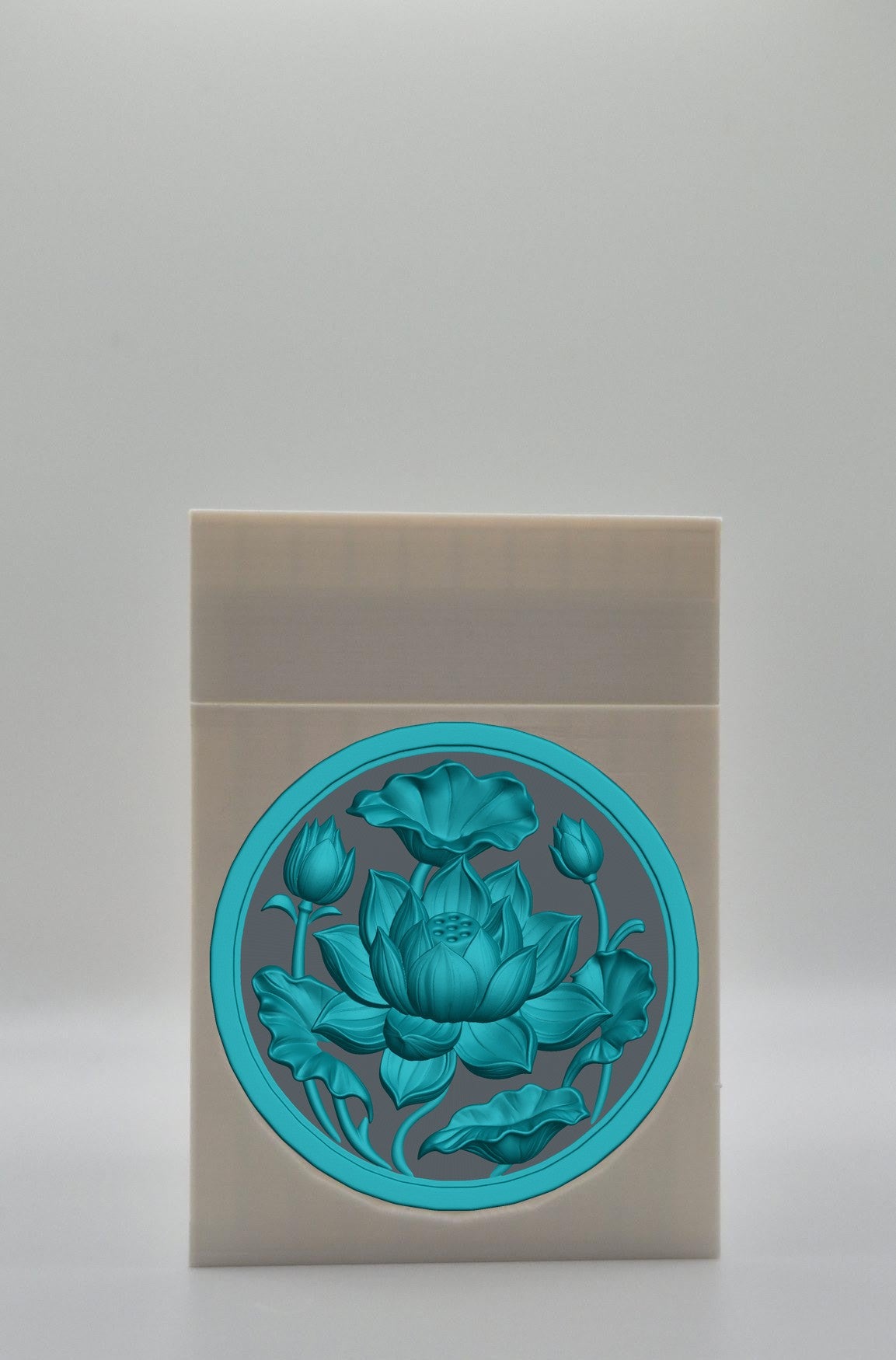 Lotus Card Box — White