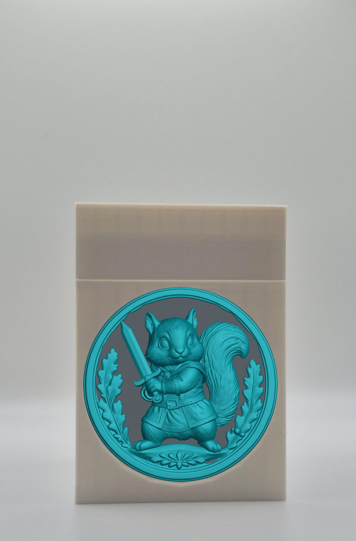Squirrel Card Box — White
