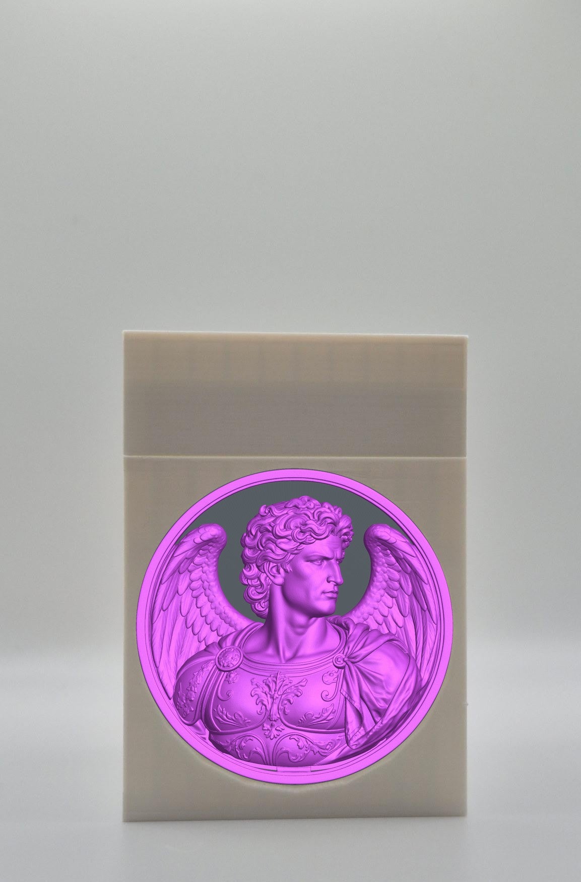 Angel Card Box — White