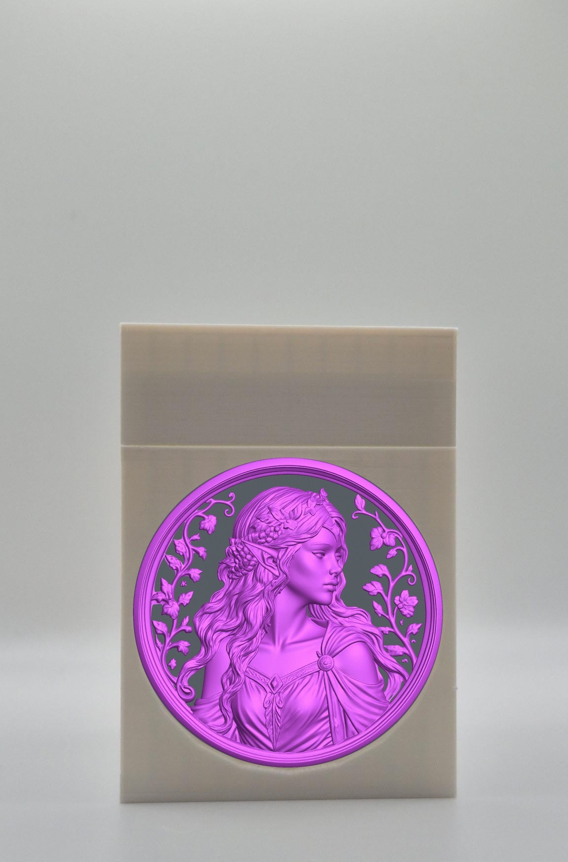 Elf Maiden Card Box — White