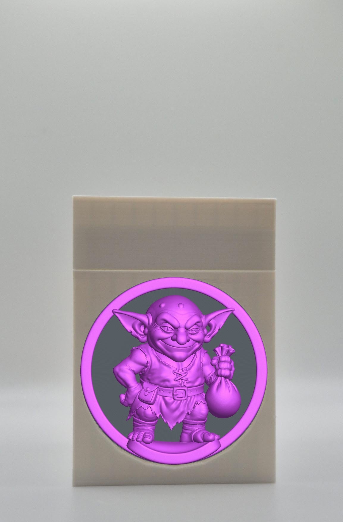 Greedy Goblin Card Box — White