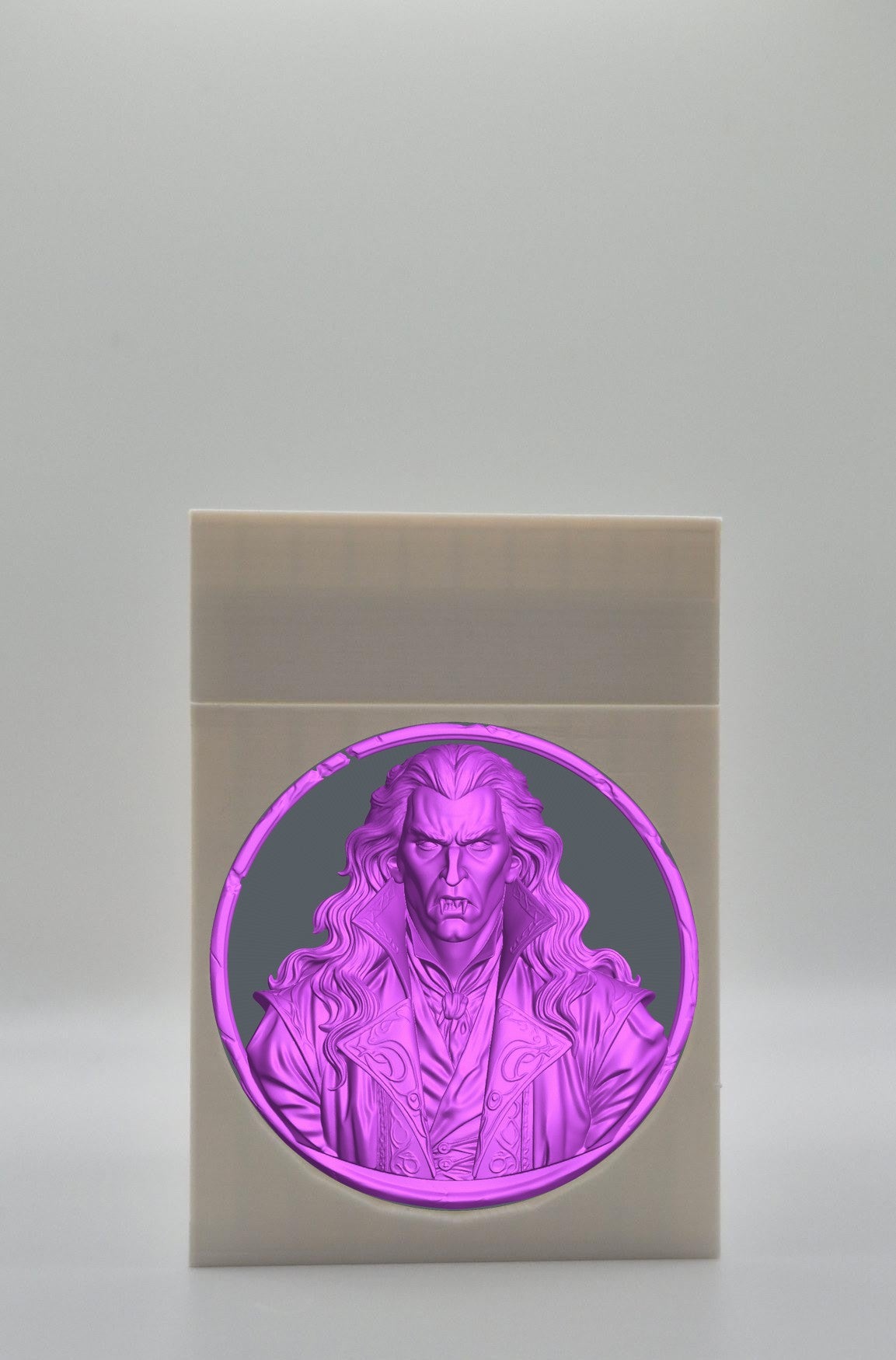 Gothic Vampire Card Box — White