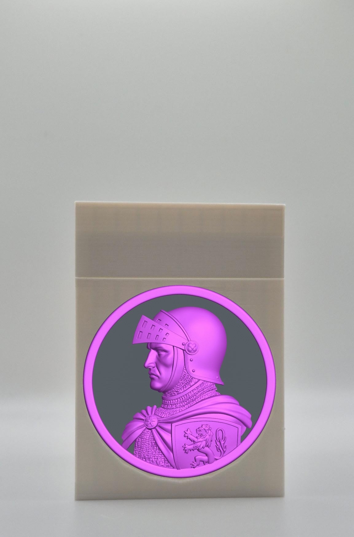 Knight Card Box — White