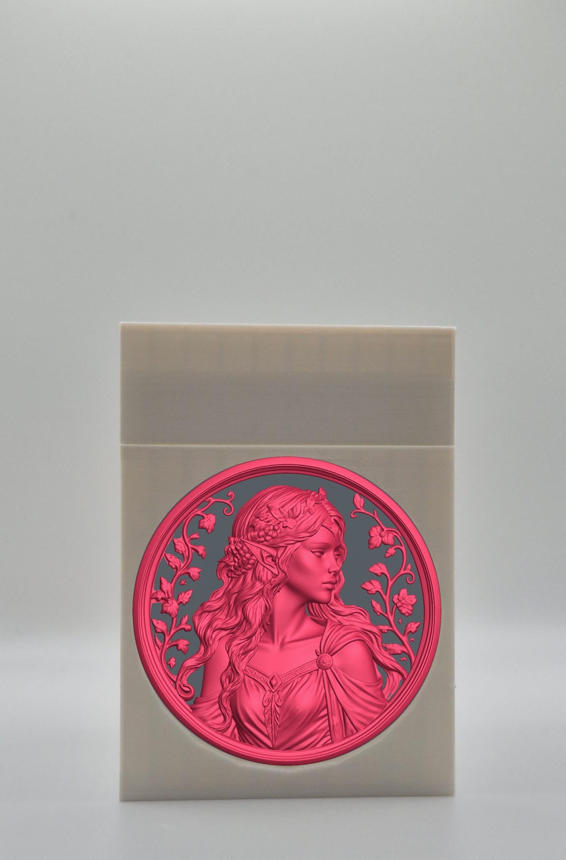 Elf Maiden Card Box — White
