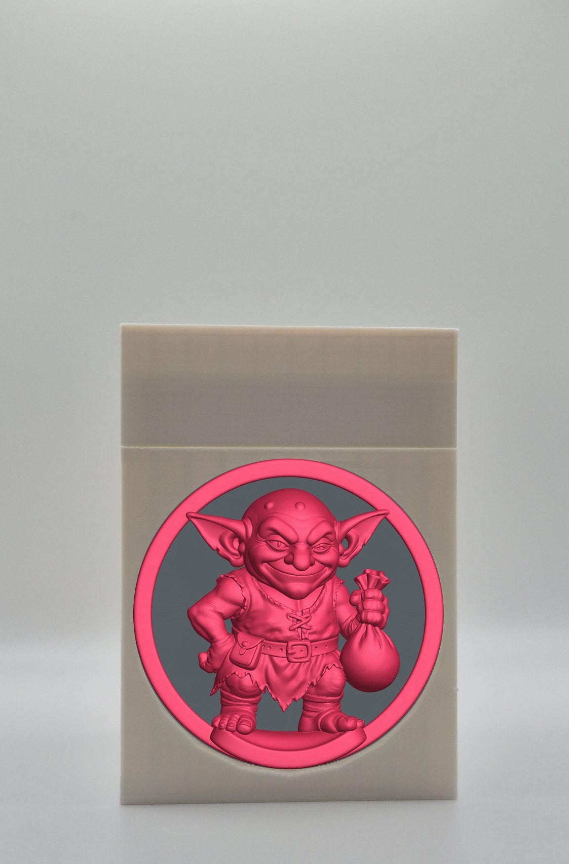 Greedy Goblin Card Box — White