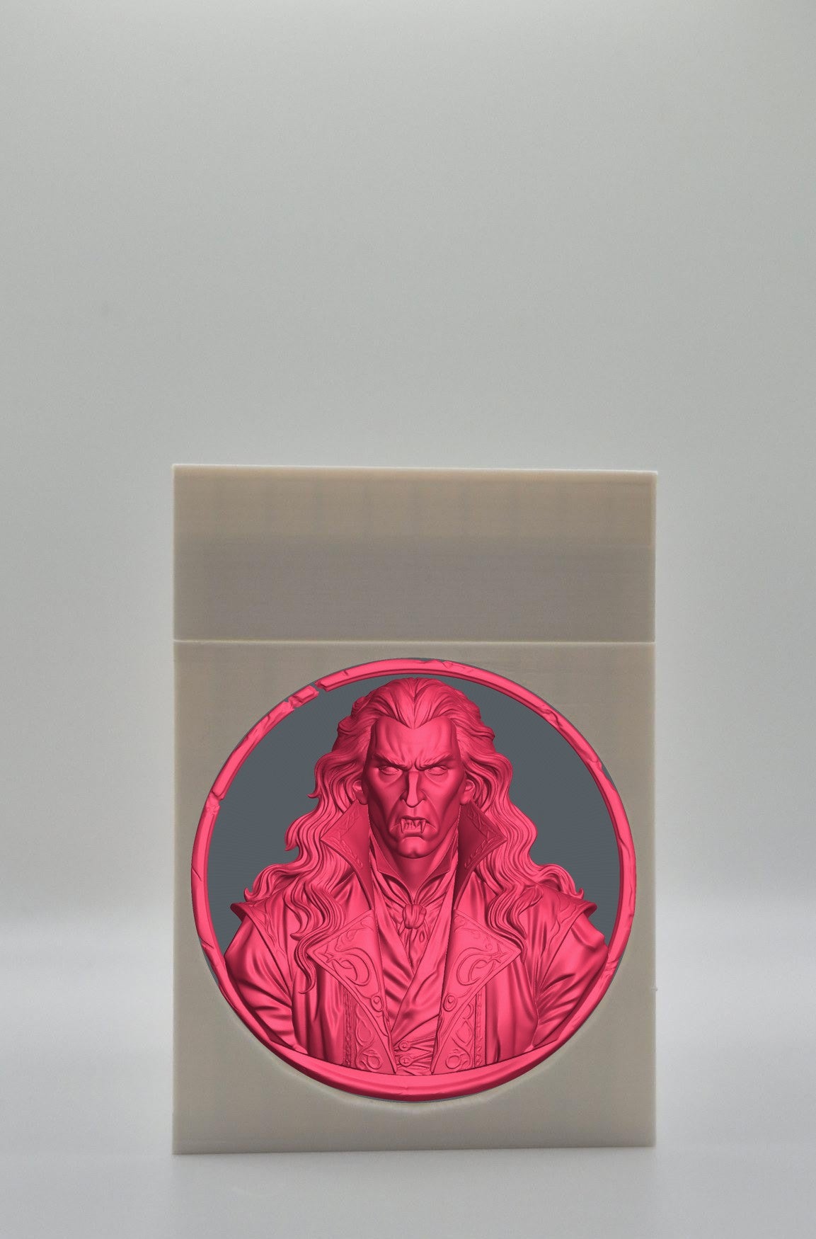 Gothic Vampire Card Box — White