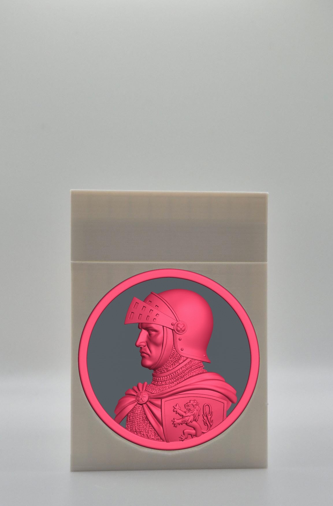 Knight Card Box — White