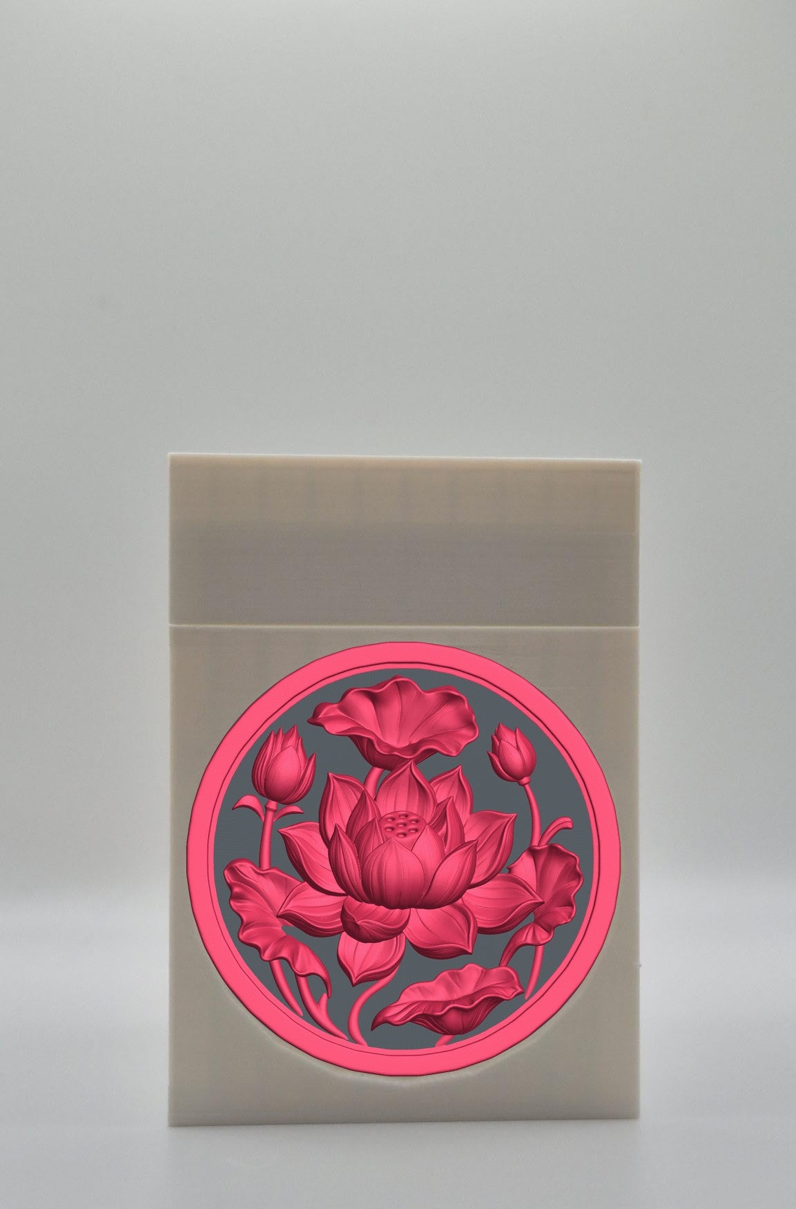 Lotus Card Box — White